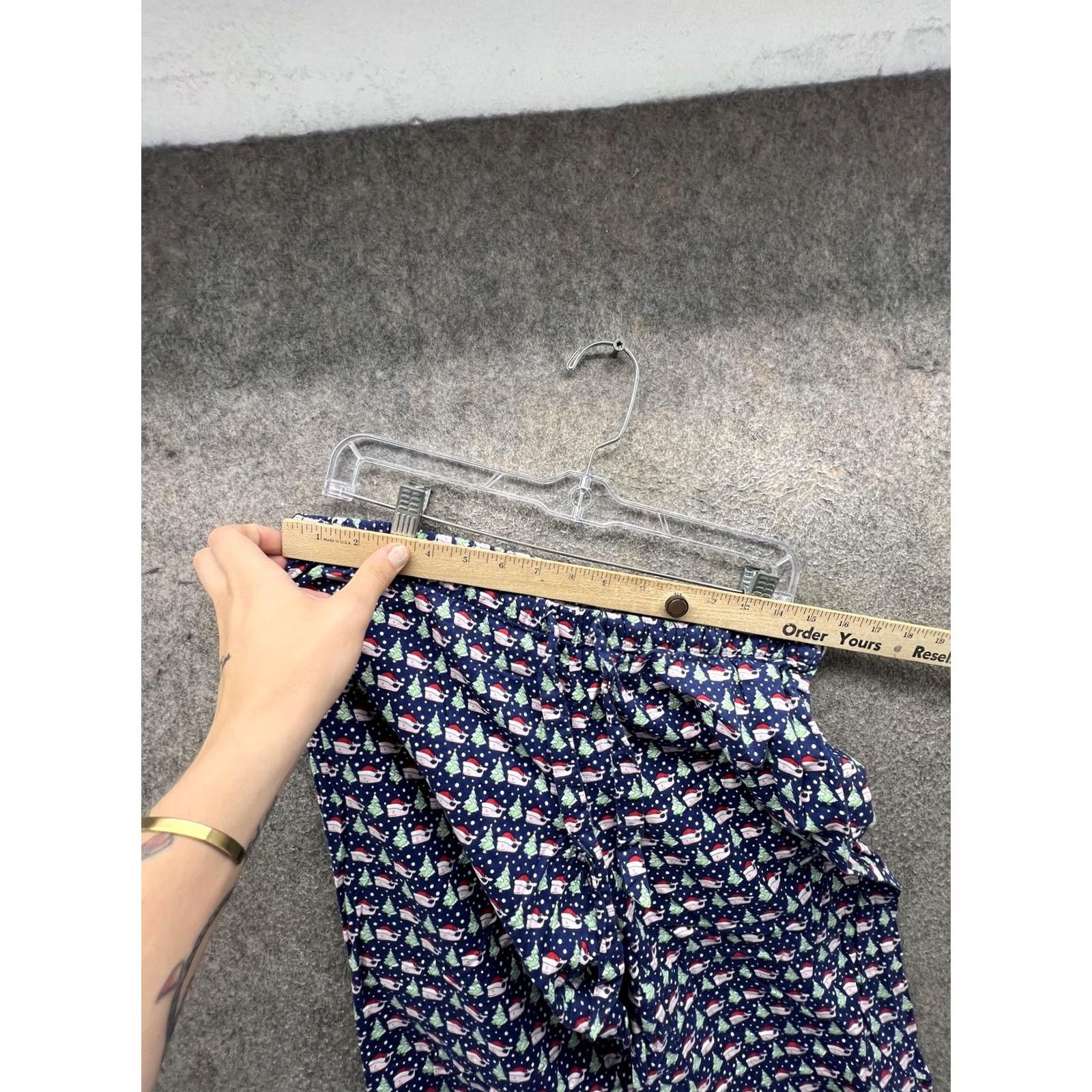 Vineyard Vines Vineyard Vines Pajama Pants Womens XS Blue Christmas Whale Flannel Sleep Print Size 26" / US 2 / IT 38 - 5 Thumbnail