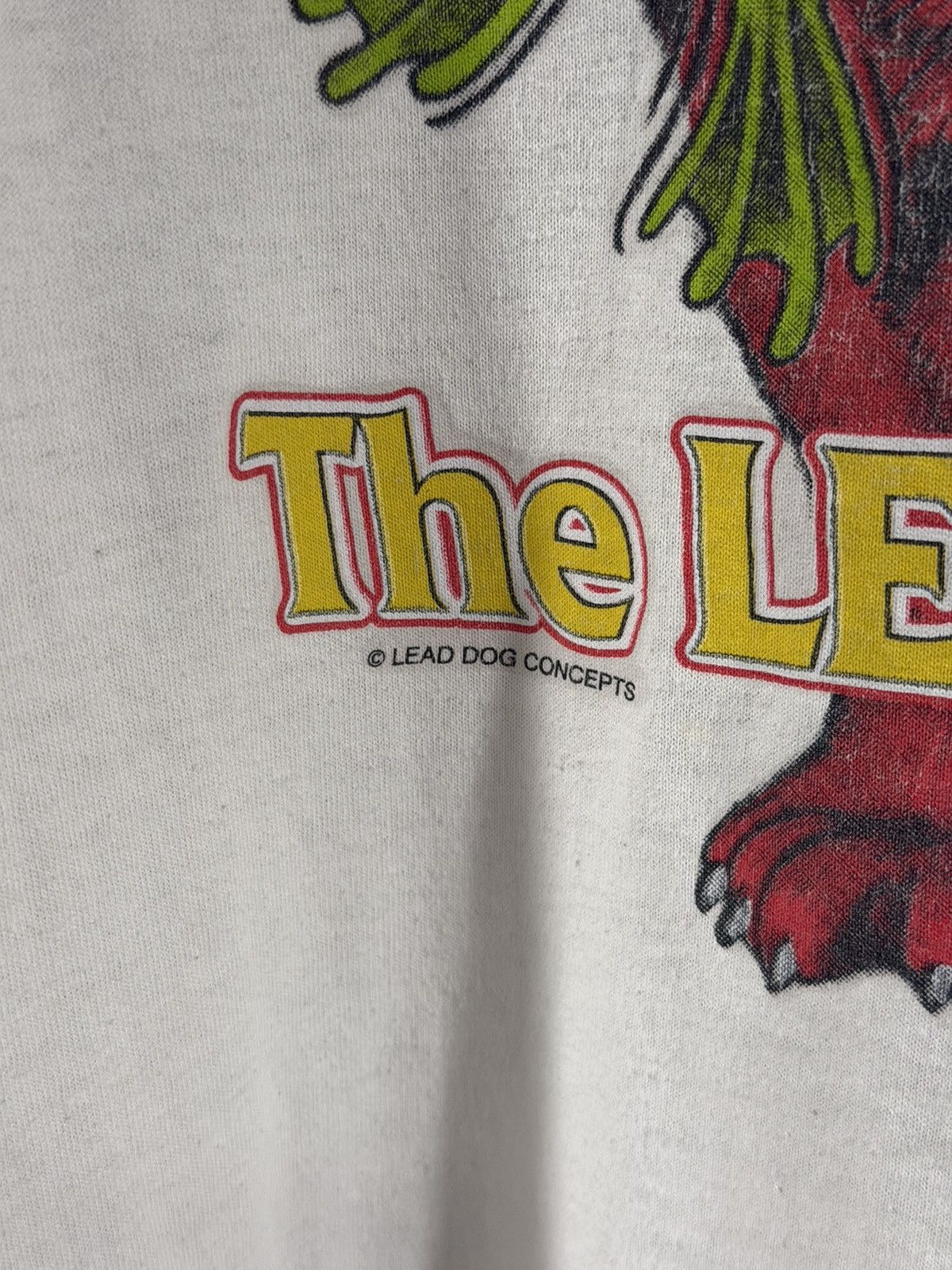 Vintage 1990s Vintage Single Stitch Grunge Bulldog Graphic Tee XL Size US XL / EU 56 / 4 - 3 Thumbnail