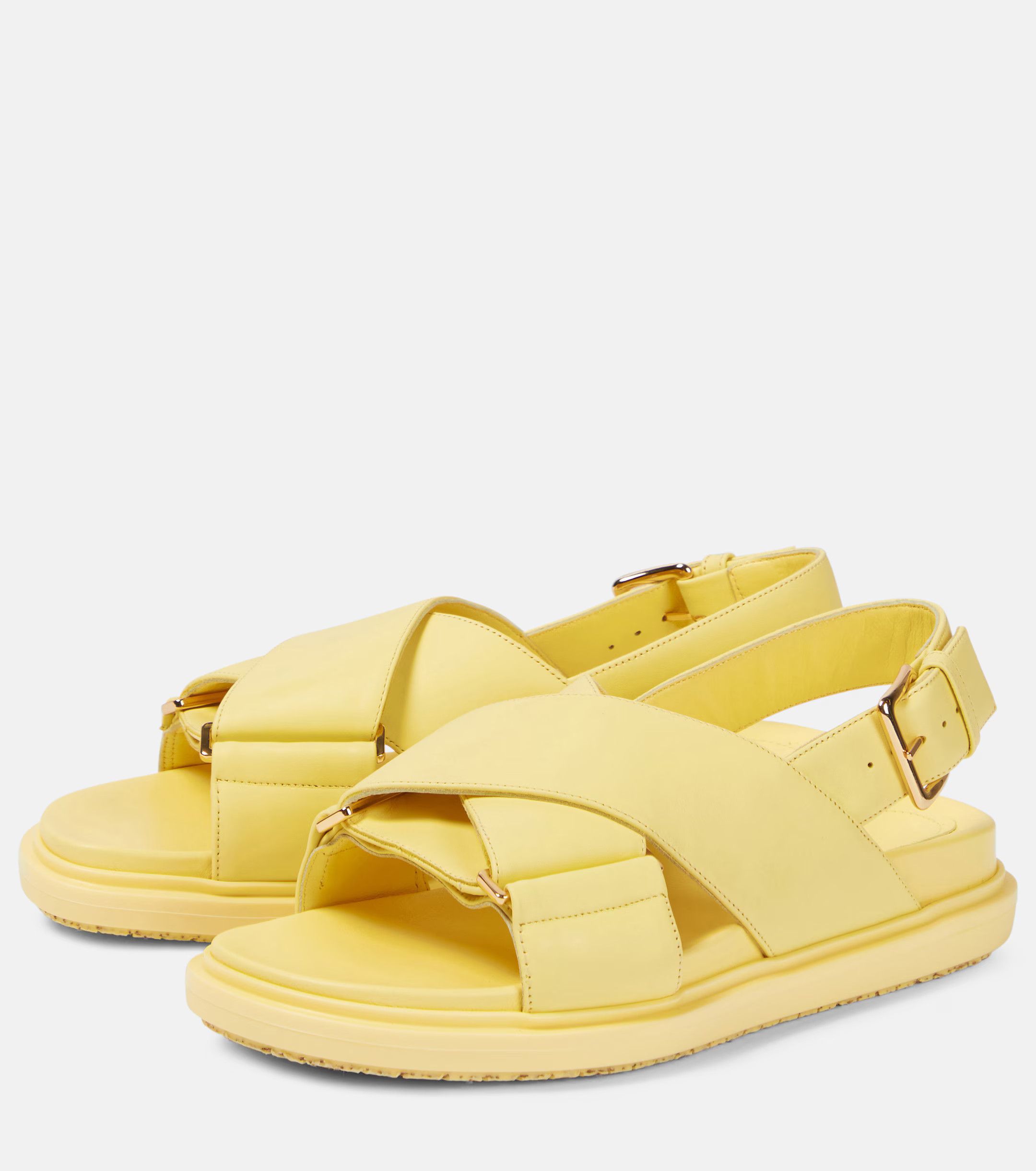 Marni o1w1db10824 Sandal in Beige Size US 9 / IT 39 - 3 Thumbnail
