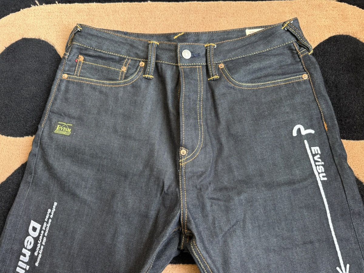 Evisu × Vintage EVISU dinosaur embroidery daicock style jeans！size：32x22 Size US 32 / EU 48 - 7 Thumbnail