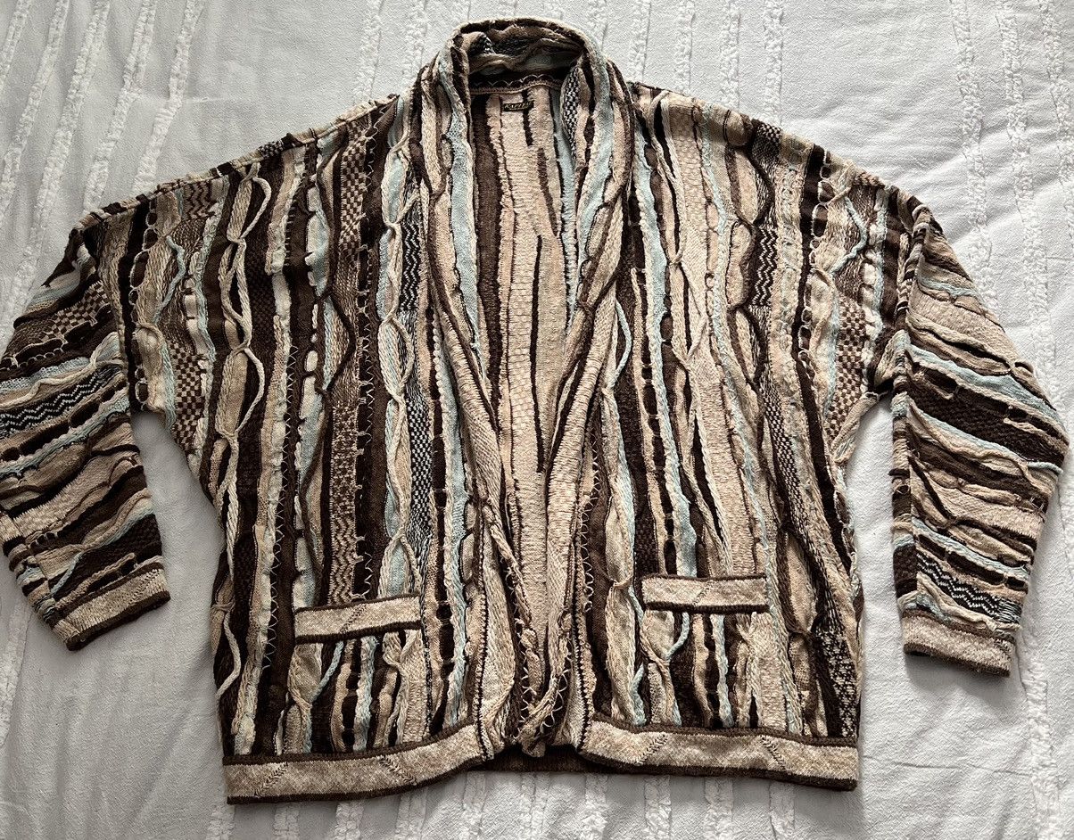 Kapital Kapital Men’s Cotton - Jacquard Open Knit Sweater Size US L / EU 52-54 / 3 - 2 Thumbnail