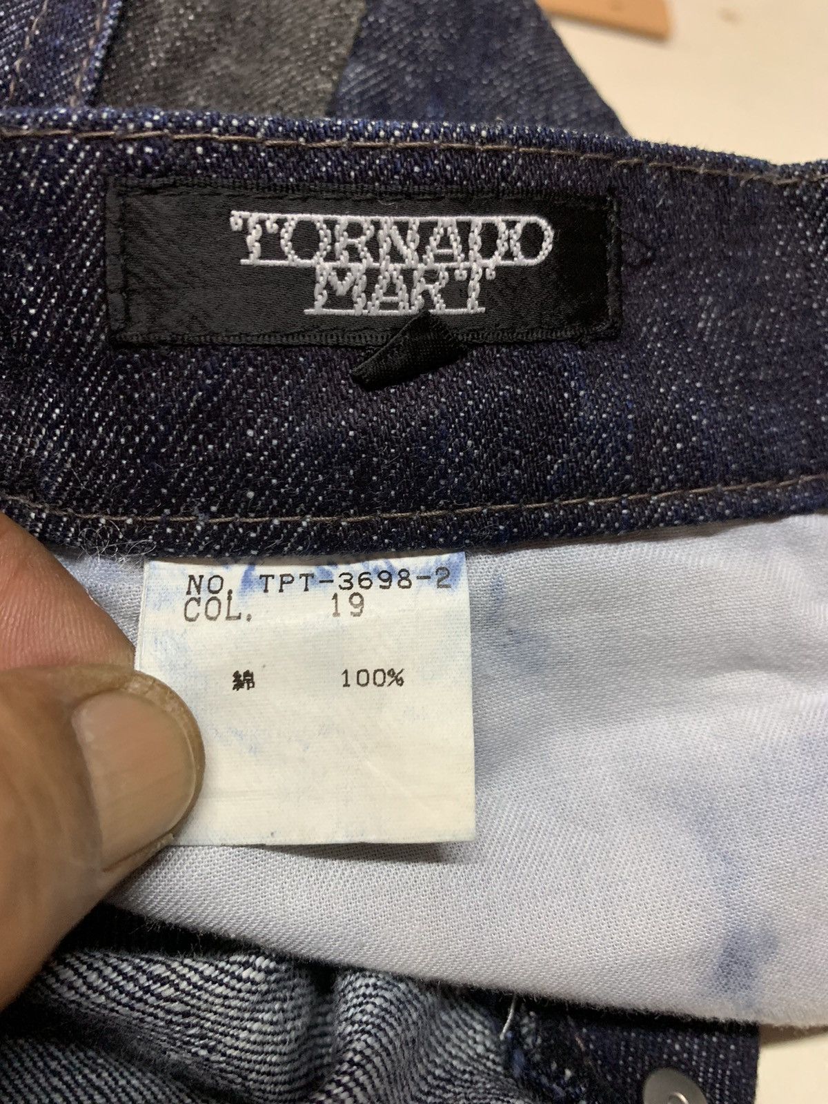 Tornado Mart Tornado mart patchwork jeans Size 29" - 13 Thumbnail