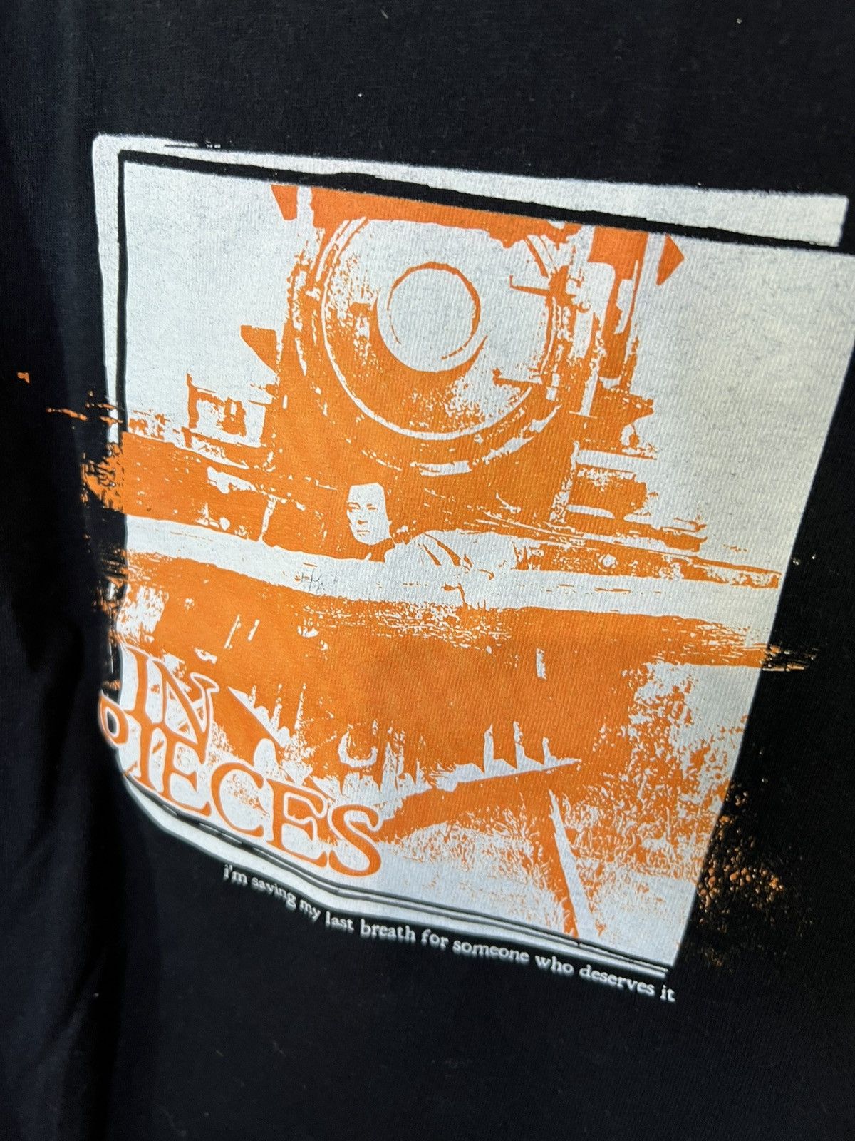 Band Tees in pieces learning to accept silence vintage shirt Early 00s Size US XL / EU 56 / 4 - 2 Thumbnail