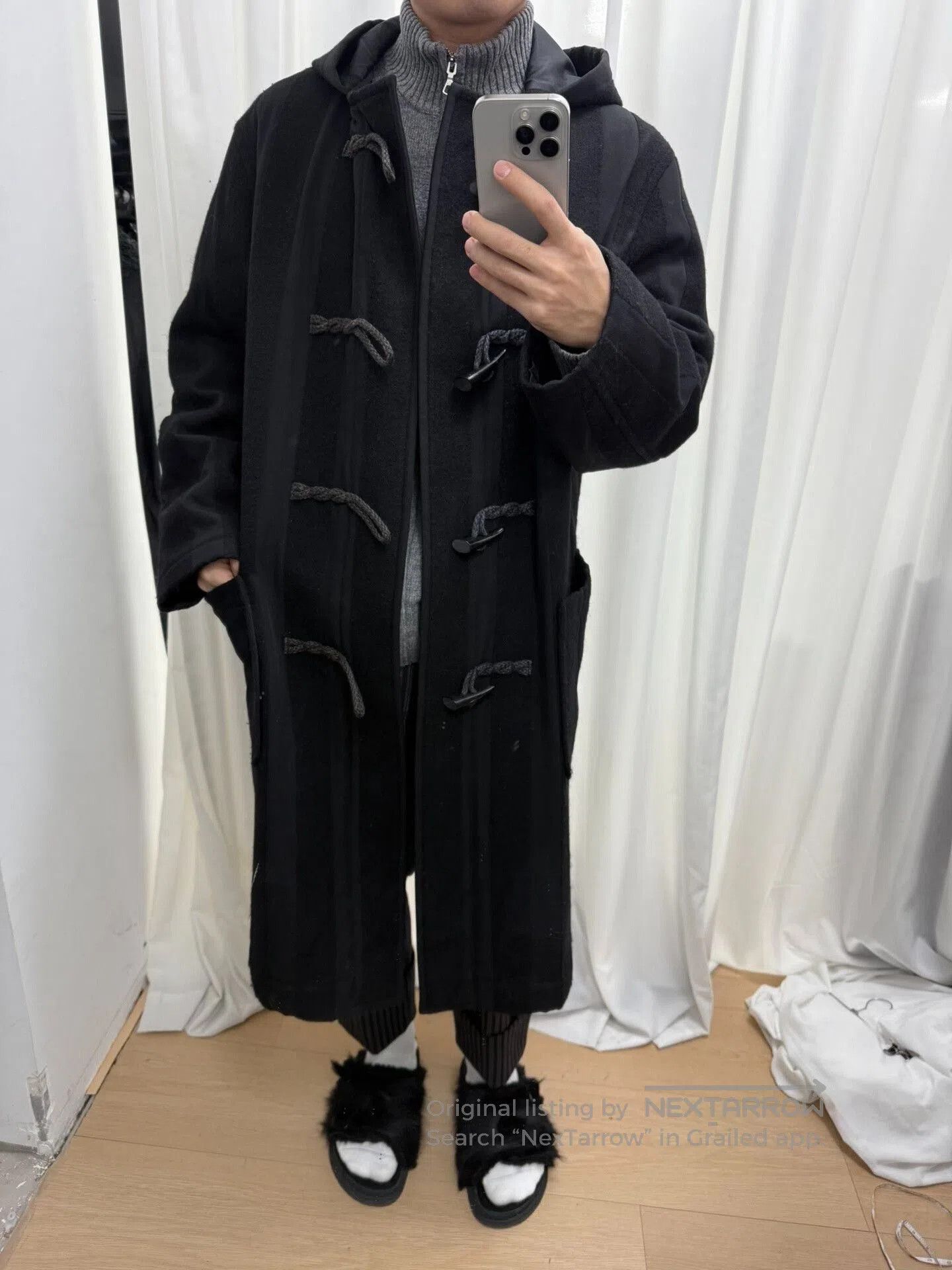 Yohji Yamamoto Yohji Yamamoto Striped Oversized Coat. Size US M / EU 48-50 / 2 - 7 Thumbnail