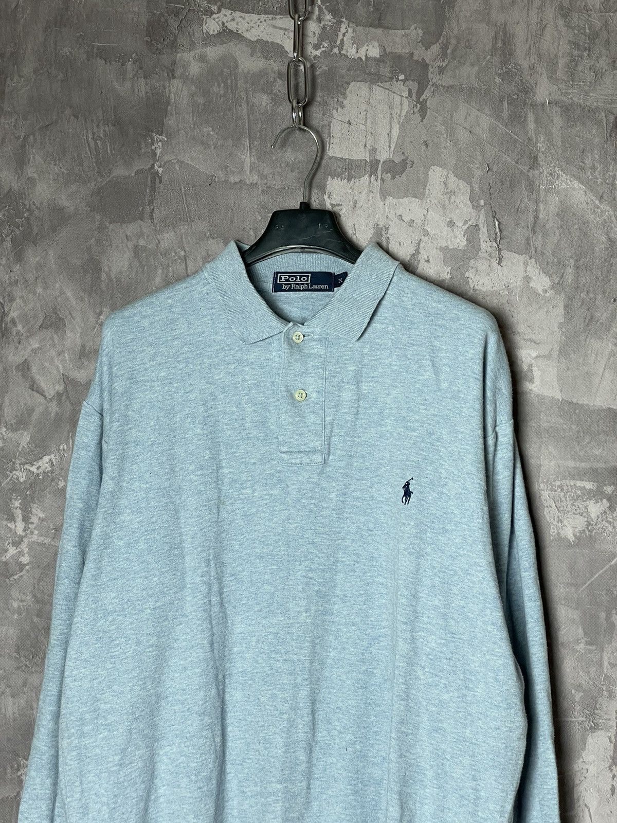 Polo Ralph Lauren × Vintage Vintage Polo Ralph Lauren Small Logo Basic Rugby Long Sleeve Size US M / EU 48-50 / 2 - 2 Thumbnail