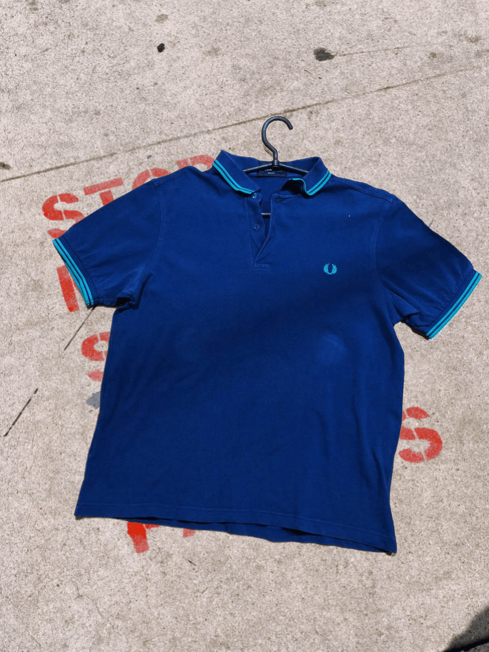 Fred Perry Fred Perry Short Sleeve Twin Tipped Polo Shirt Blue Size US L / EU 52-54 / 3 - 1 Thumbnail