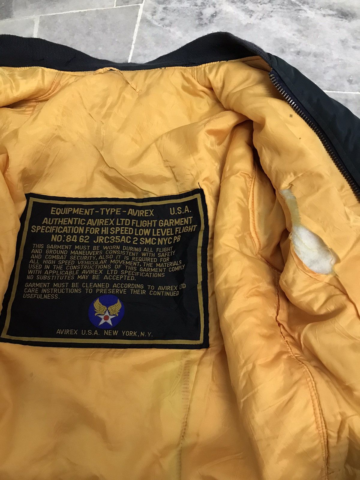 Avirex × Vintage Vintage Avirex MA-1 Bomber Jacket Made in USA Distressed Size US M / EU 48-50 / 2 - 5 Thumbnail