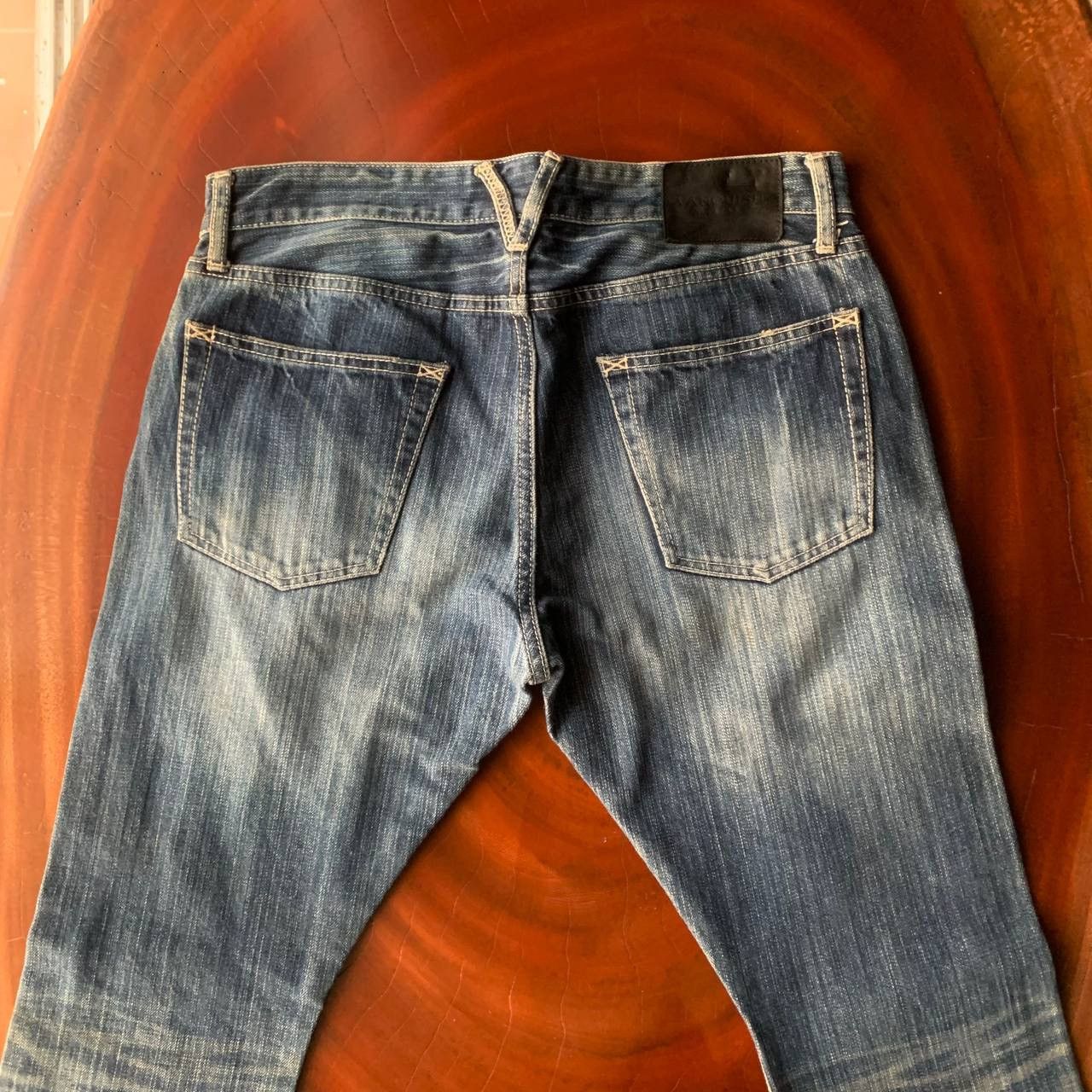 Vanquish Vanquish Bikers Zipper Multi Pocket Blue Jeans Pants Size US 33 - 4 Thumbnail