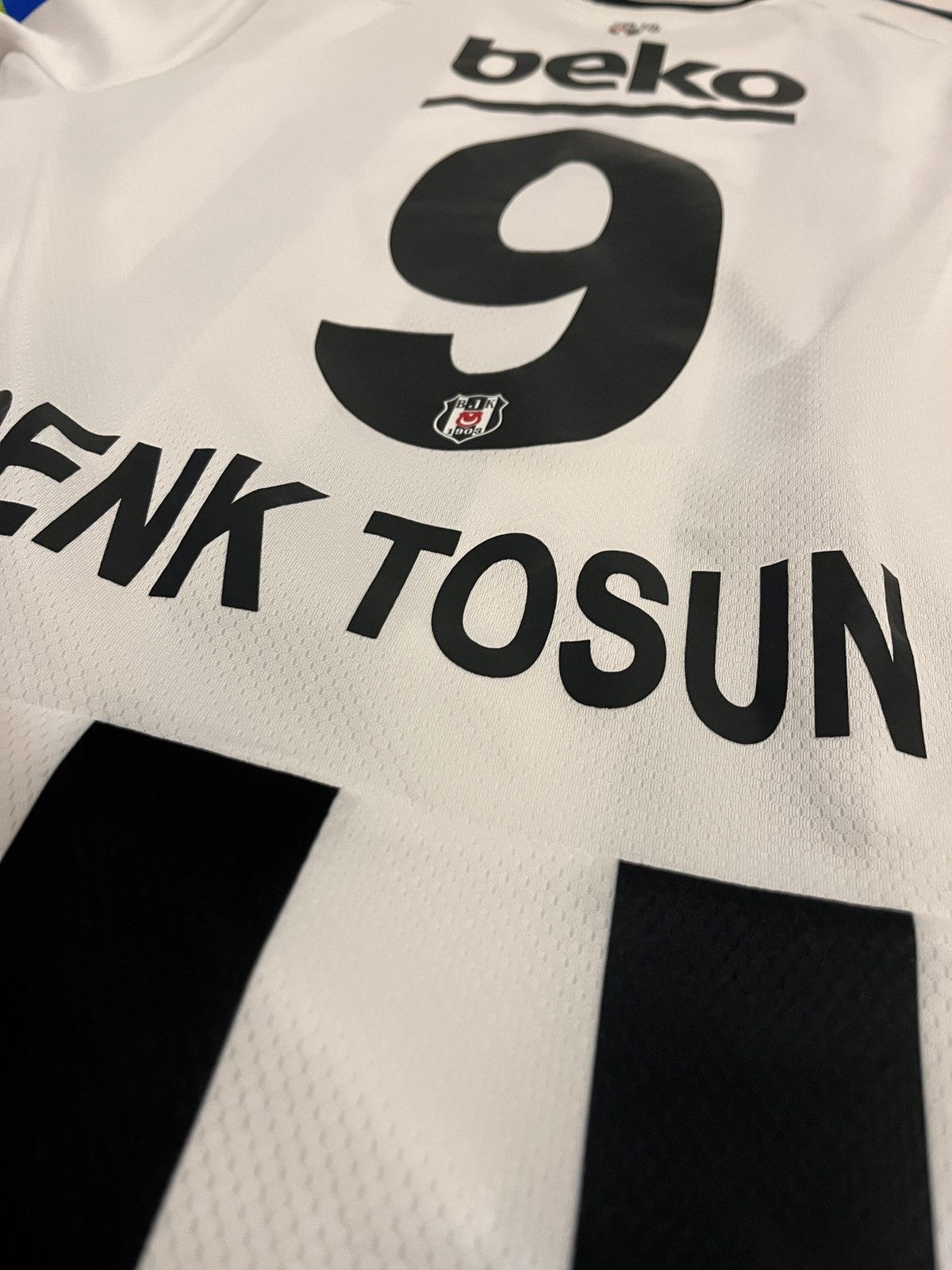 Adidas Besiktas Stambul Tosun matchworn Size US M / EU 48-50 / 2 - 5 Thumbnail