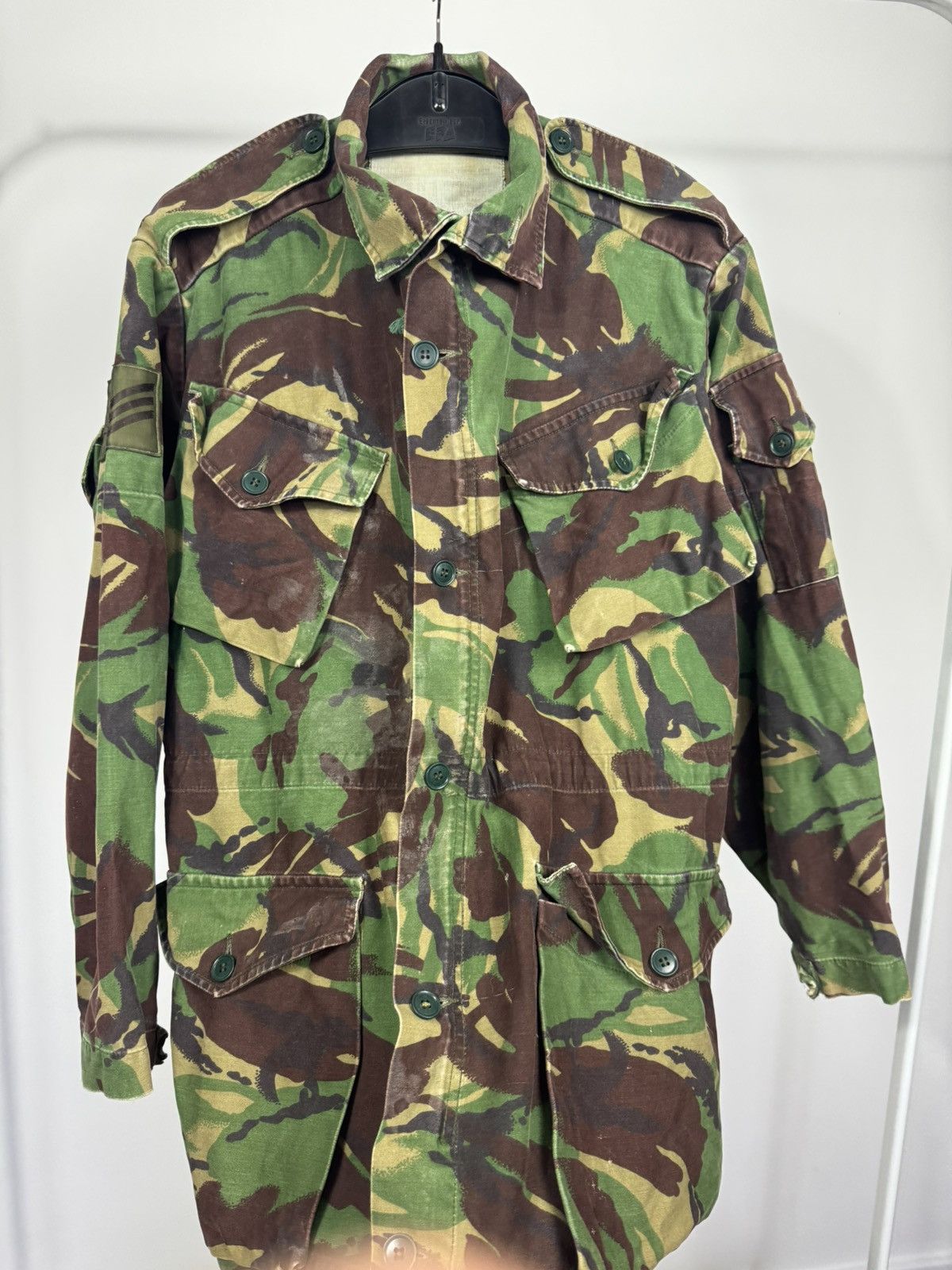 Other Vintage British Army DPM Camo Combat Smock Military Jacket Size US L / EU 52-54 / 3 - 11 Thumbnail