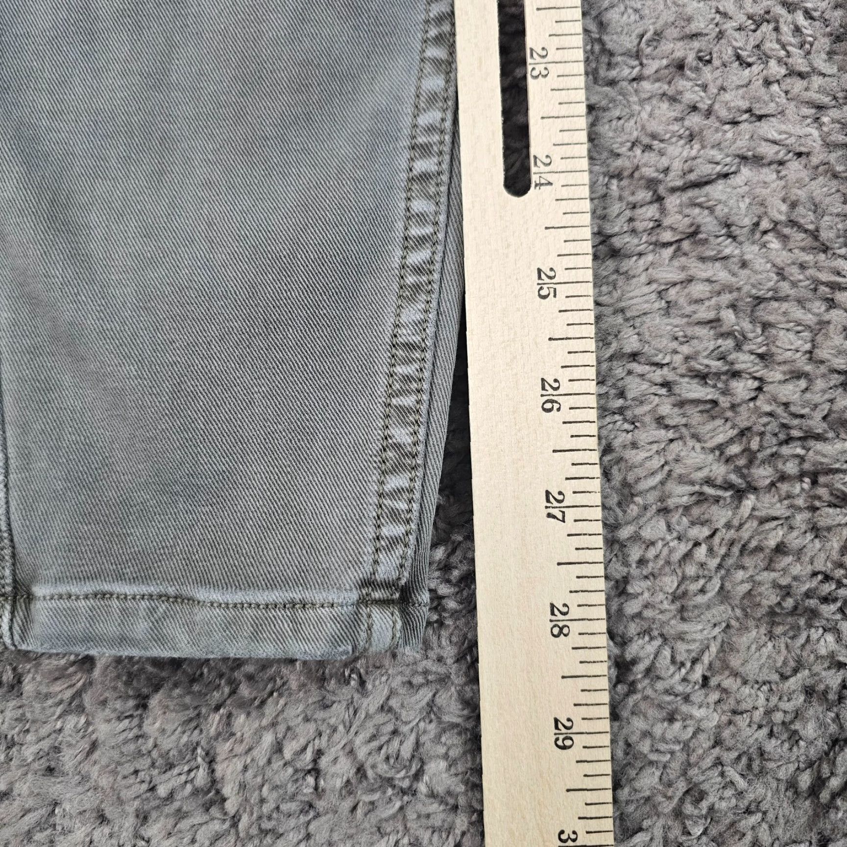 Spanx Spanx Jeans Women's M Gray Ankle Mid Rise Cargo Stretch 29in Inseam 24x29) Size 32" / US 10 / IT 46 - 5 Thumbnail