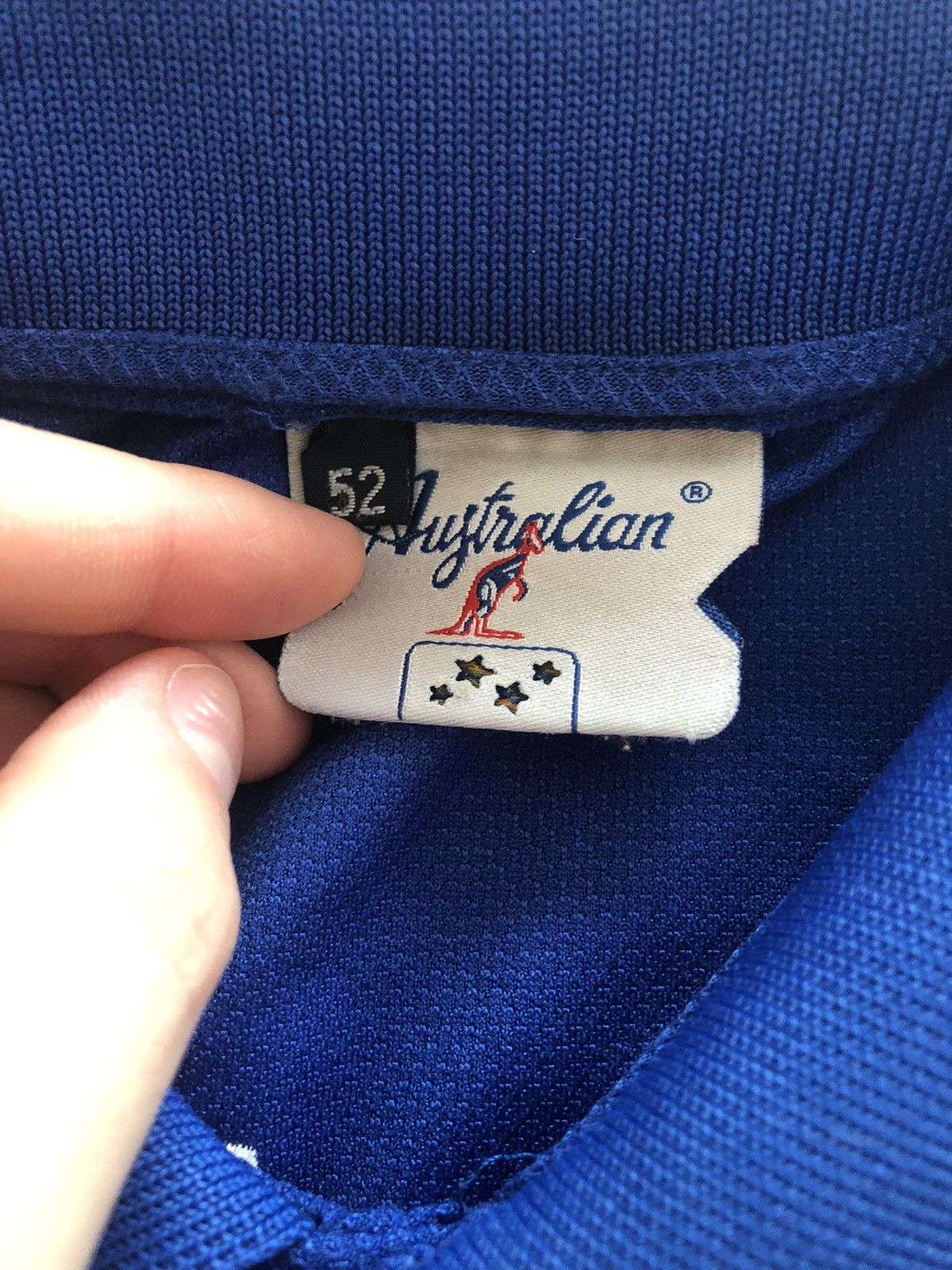 Vintage VINTAGE AUSTRALIAN DESIGNER PATCH LIGHT POLO SHIRT Size US L / EU 52-54 / 3 - 4 Thumbnail
