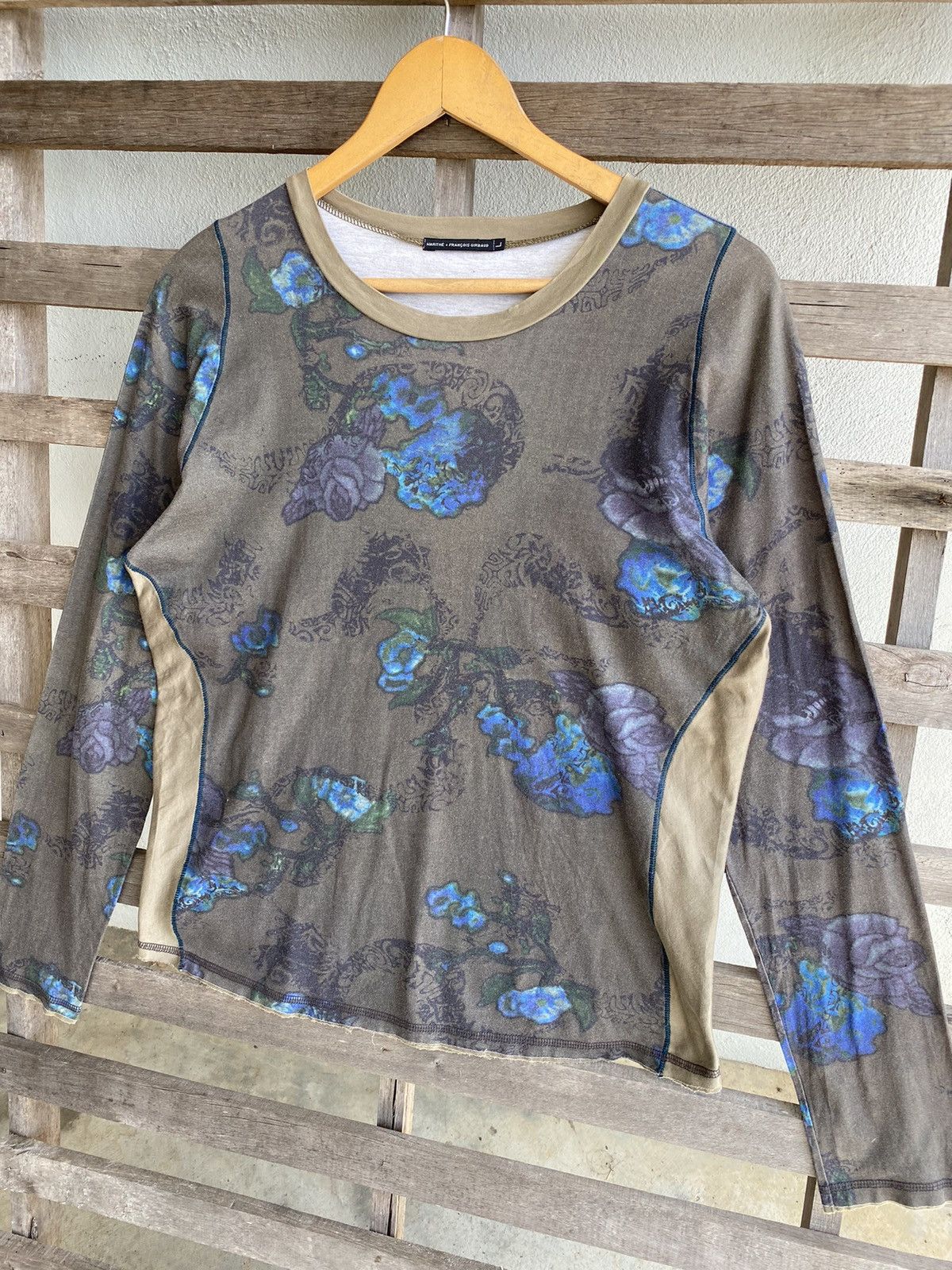 Marithe + Francois Girbaud 🔥 Rare 🔥 MFG floral longsleeve shirt Size L / US 10 / IT 46 - 2 Thumbnail