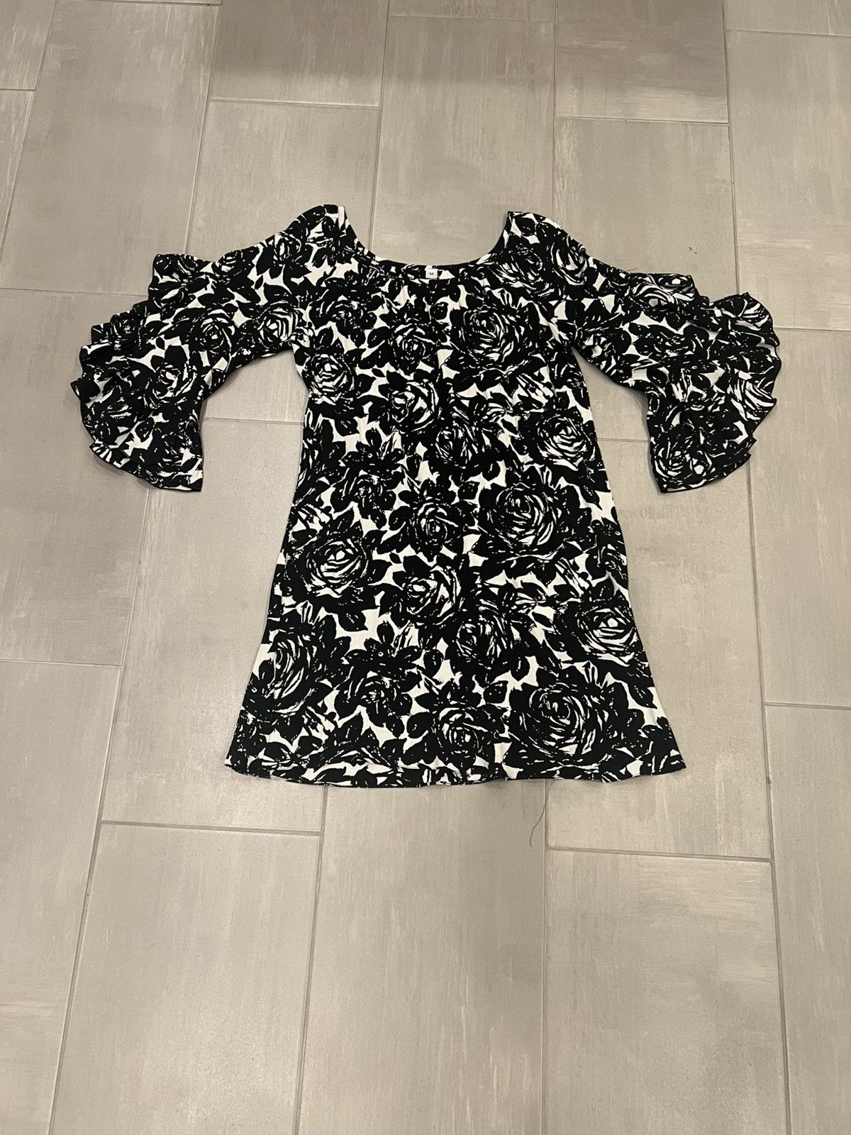 Other Black and white floral dress size M Size M / US 6-8 / IT 42-44 - 4 Thumbnail