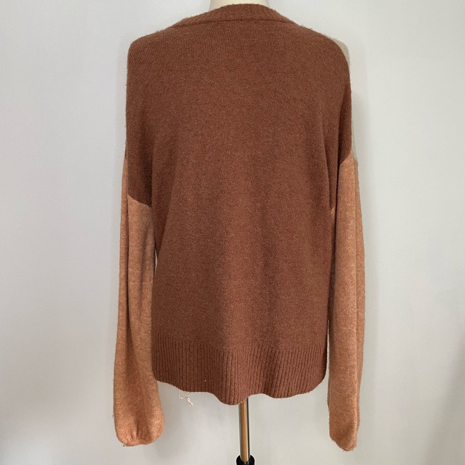 Madewell Madewell Colorblock Wool Sweater M Womens Long Sleeve Dolman Size M / US 6-8 / IT 42-44 - 4 Thumbnail