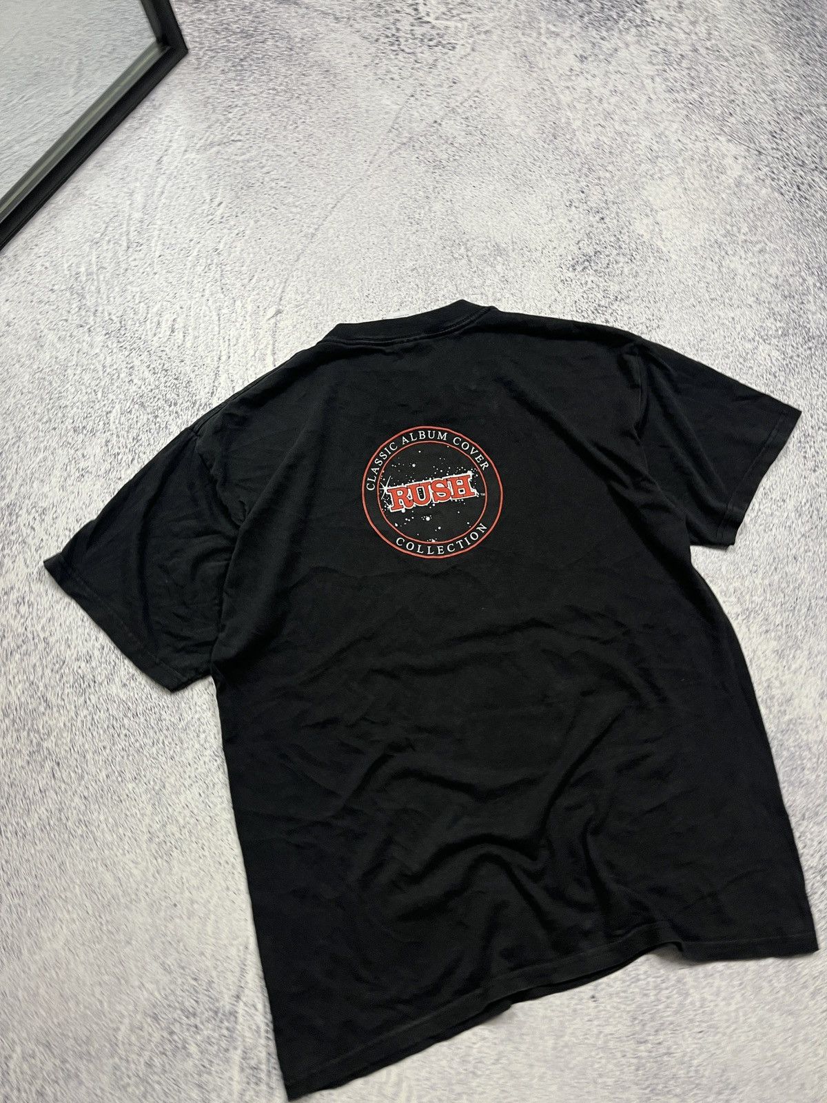 Band Tees × Vintage Rush 2112 Faded Rare Vintage Y2K Boxy Fit T Shirt 2000’s Size US L / EU 52-54 / 3 - 7 Thumbnail