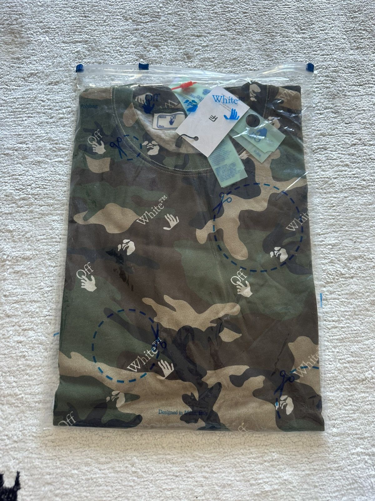Off-White Off-White Camo S/S Over Tee – Camouflage Logo Print T-Shirt Size US L / EU 52-54 / 3 - 6 Thumbnail