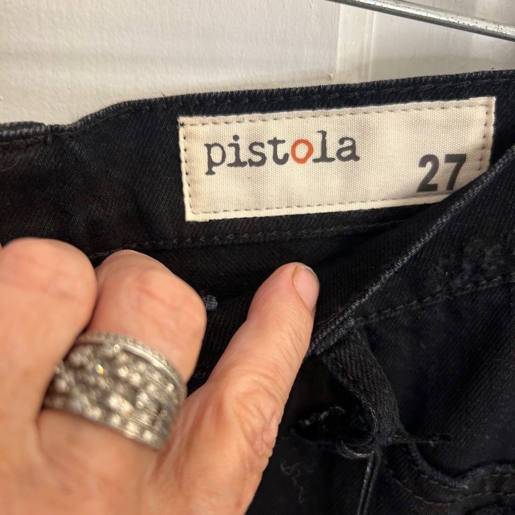 Pistola Women's Pistola Denim Shorts Size 27 Black Size 27" / US 4 / IT 40 - 4 Thumbnail