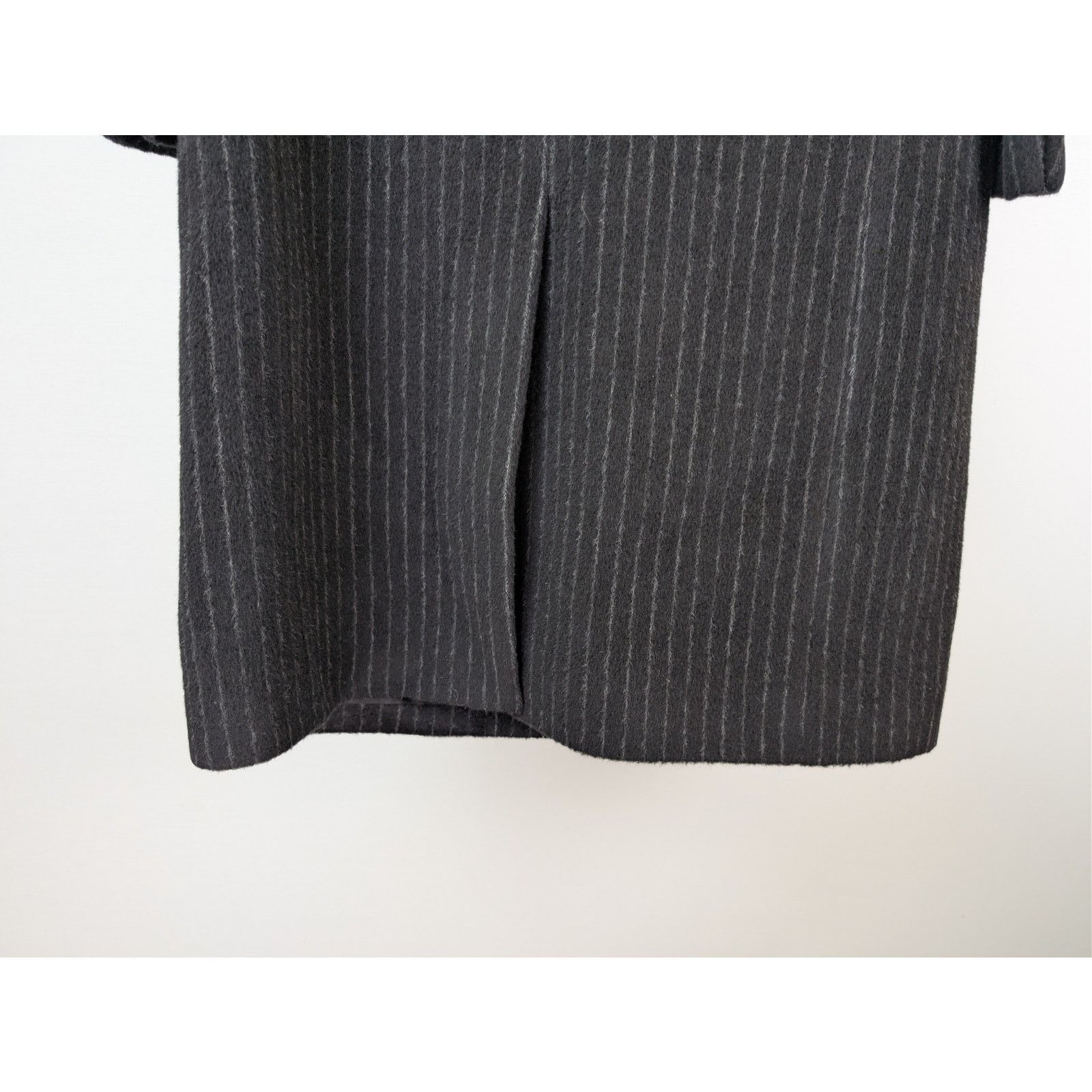 Saint Laurent Paris o1rshd1 Manteau Rayure Relief Stripe Coat Anthracite Chalk Size US M / EU 48-50 / 2 - 12 Thumbnail