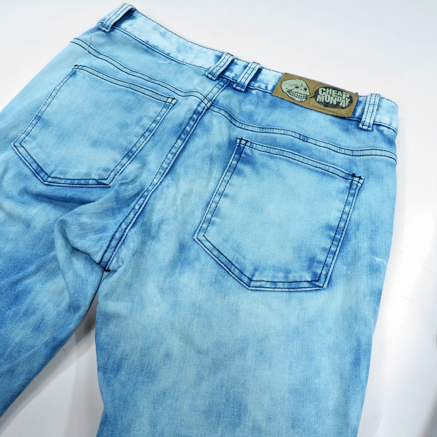 Cheap Monday CHEAP MONDAY WASHED DENIM LONG PANTS Size US 29 - 15 Thumbnail