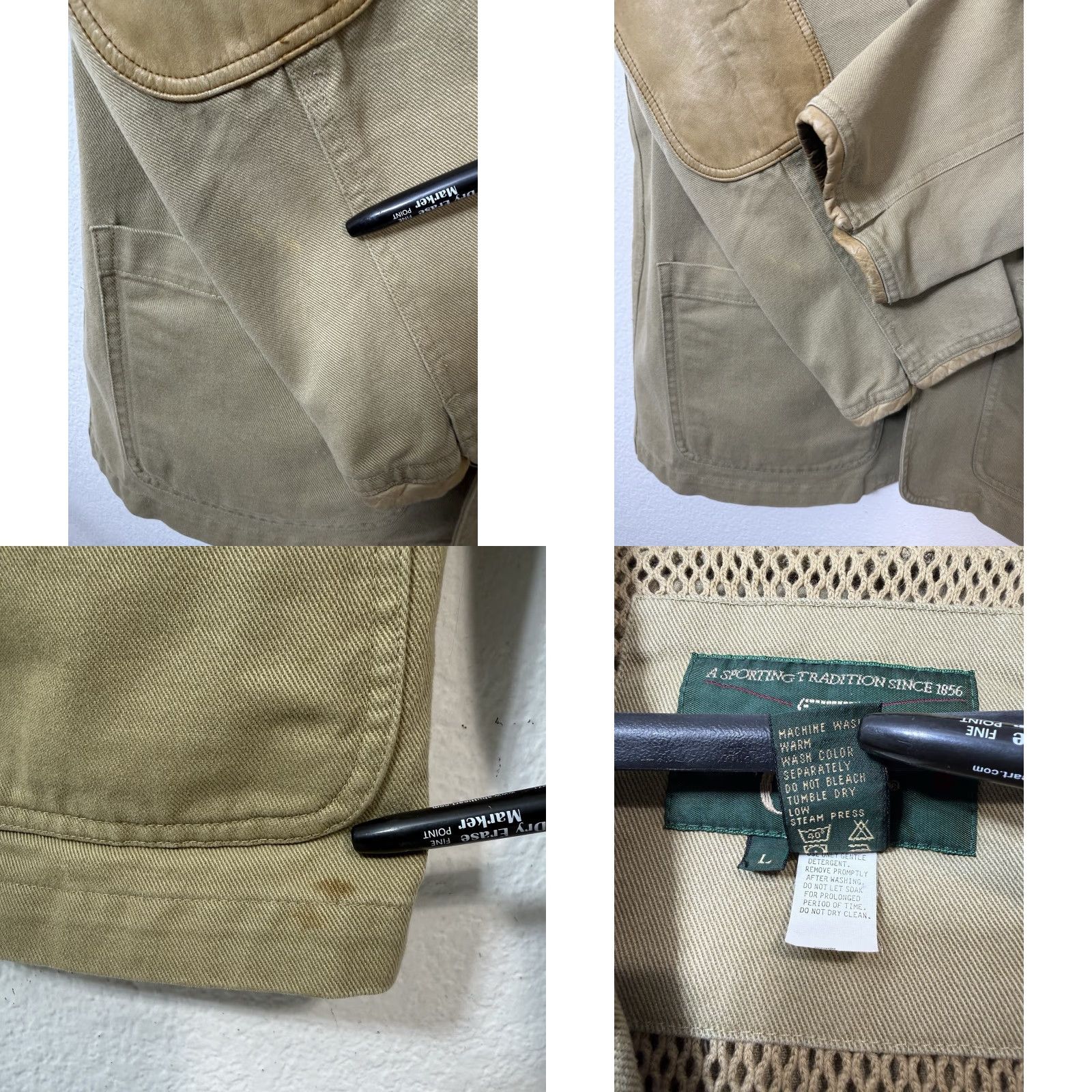 Orvis VINTAGE Orvis Jacket Field Mens Brown Khaki Large L Adult Mens Coat Handbags? Size US L / EU 52-54 / 3 - 8 Thumbnail