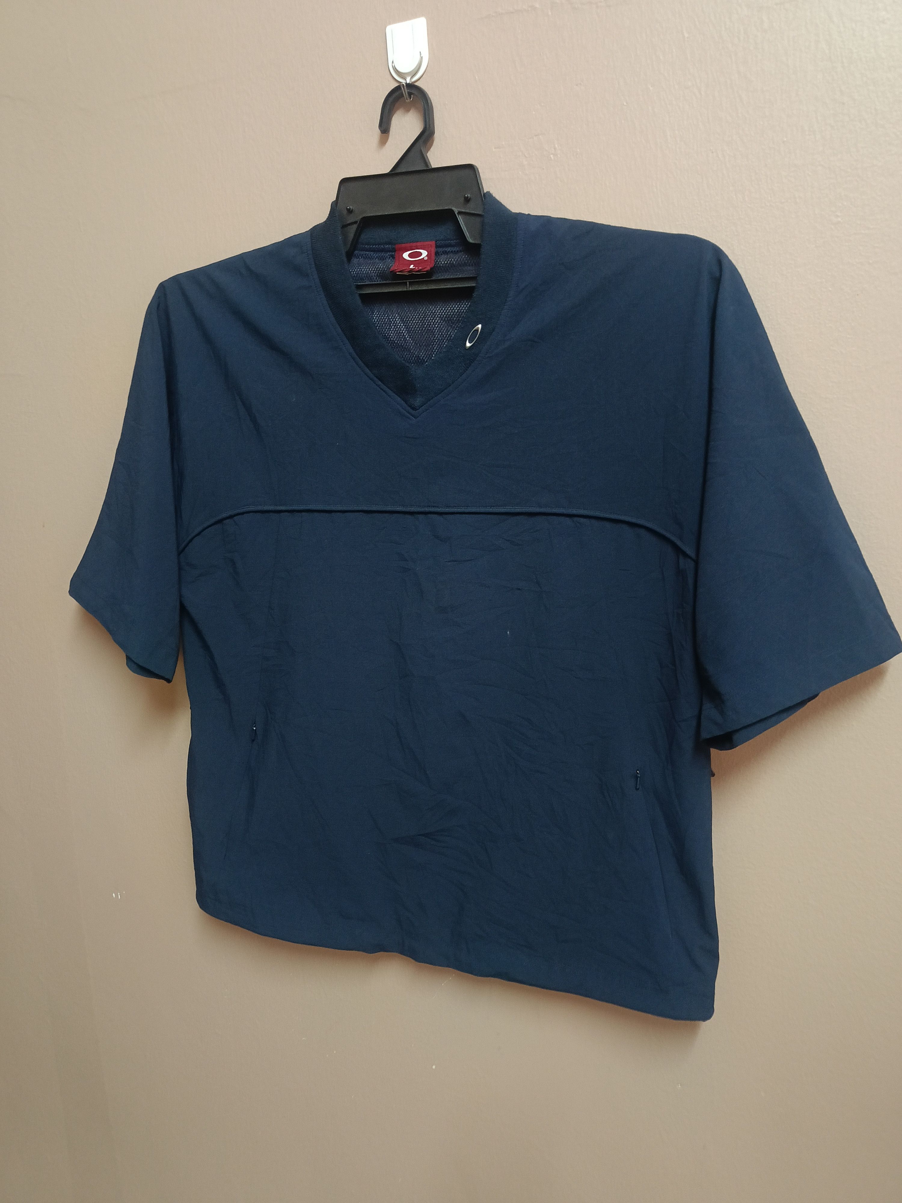 Oakley × Vintage Iconic Vtg OAKLEY Metallic Logo Stretched Tech Jacket Size US XL / EU 56 / 4 - 1 Thumbnail