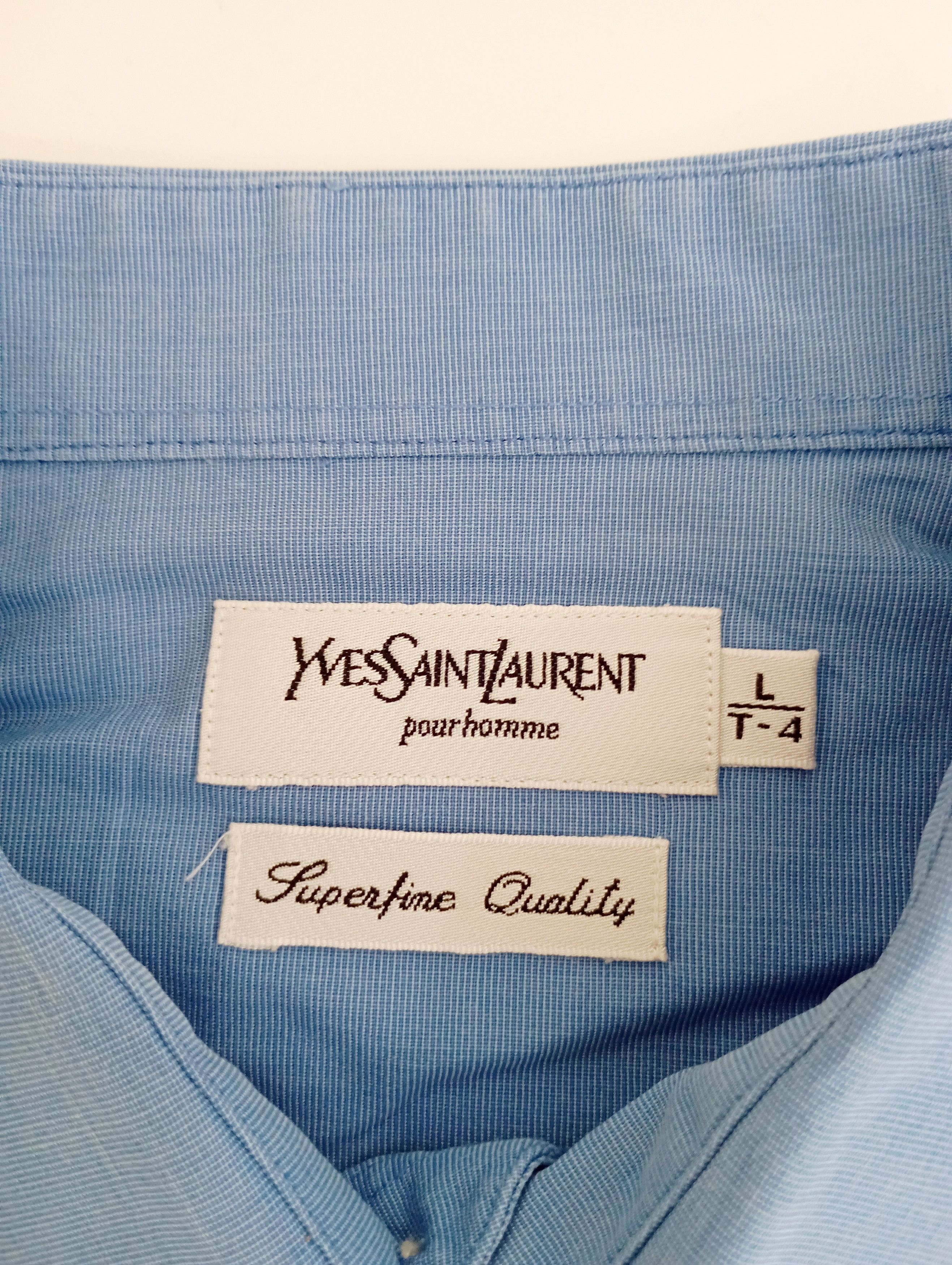 Yves Saint Laurent Vintage 90s Yves Saint Laurent YSL Shirt Rare Retro Y2K Hype Size US L / EU 52-54 / 3 - 6 Thumbnail