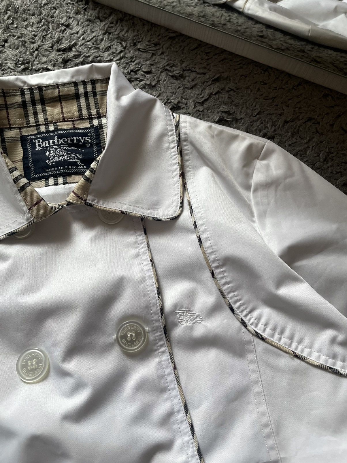 Burberry 00s Burberry Coat Streetwear Vintage Luxury Logo Rare Size L / US 10 / IT 46 - 7 Thumbnail