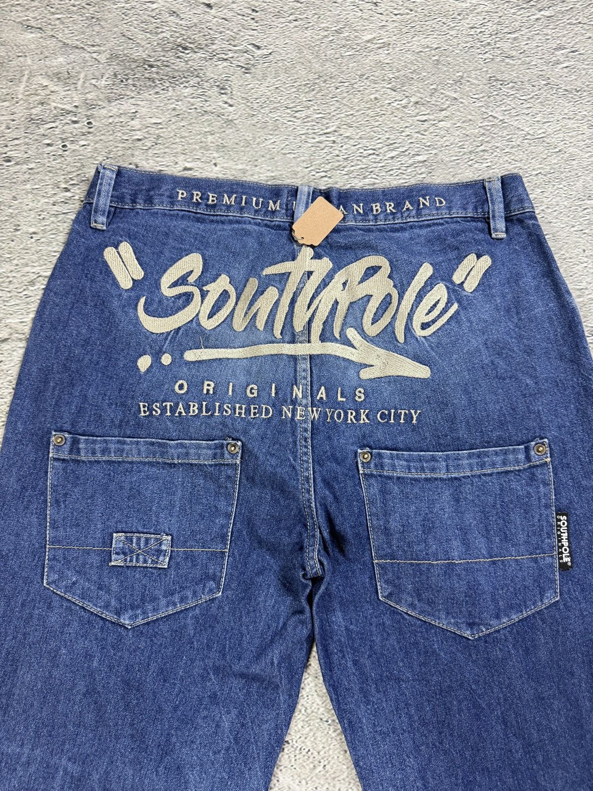 Southpole Southpole Jeans vintage big logo skate hip hop denim pants Size US 34 / EU 50 - 2 Thumbnail