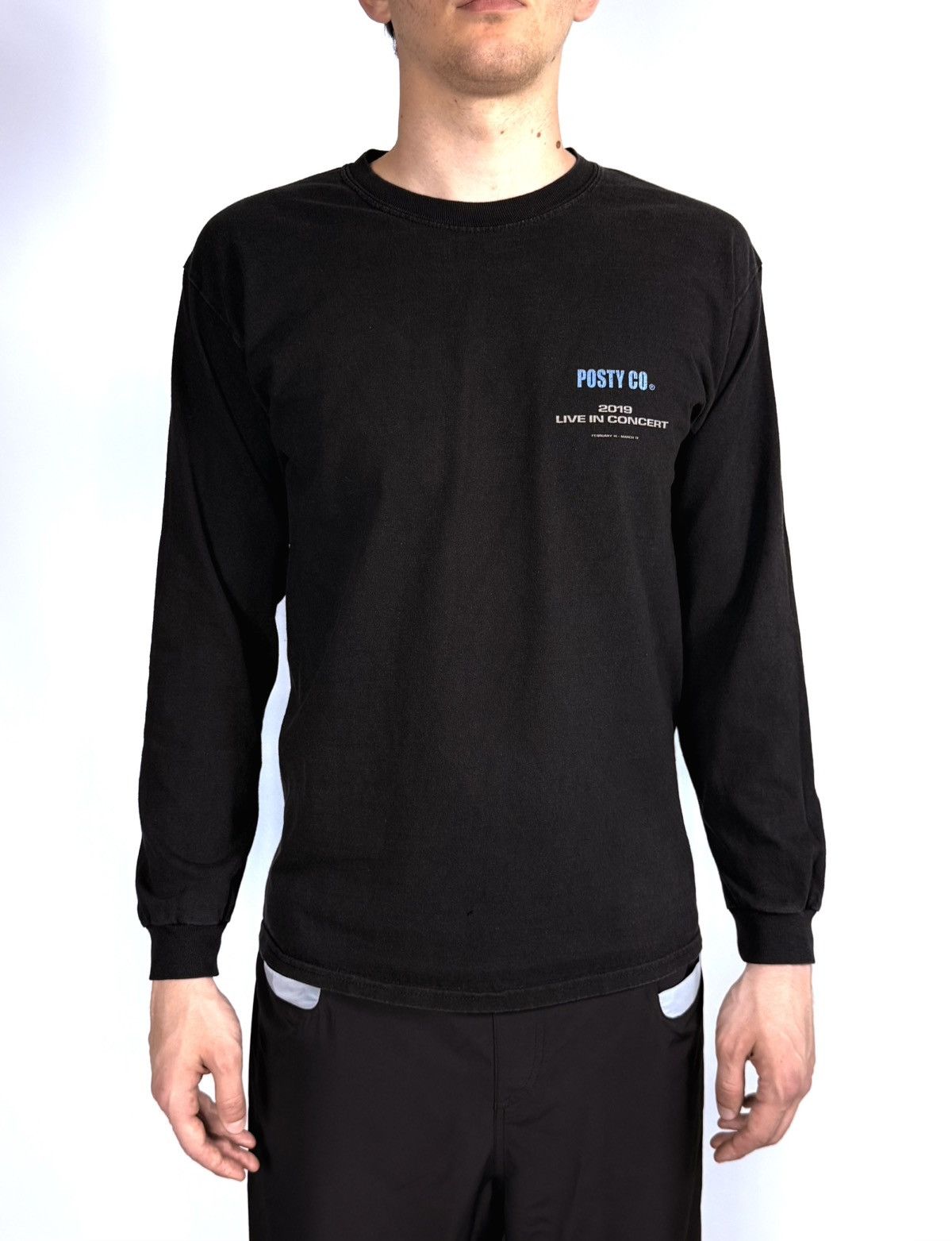 Rap Tees 2019 Post Malone Live in Europe Tour Long Sleeve Shirt Size US M / EU 48-50 / 2 - 2 Thumbnail