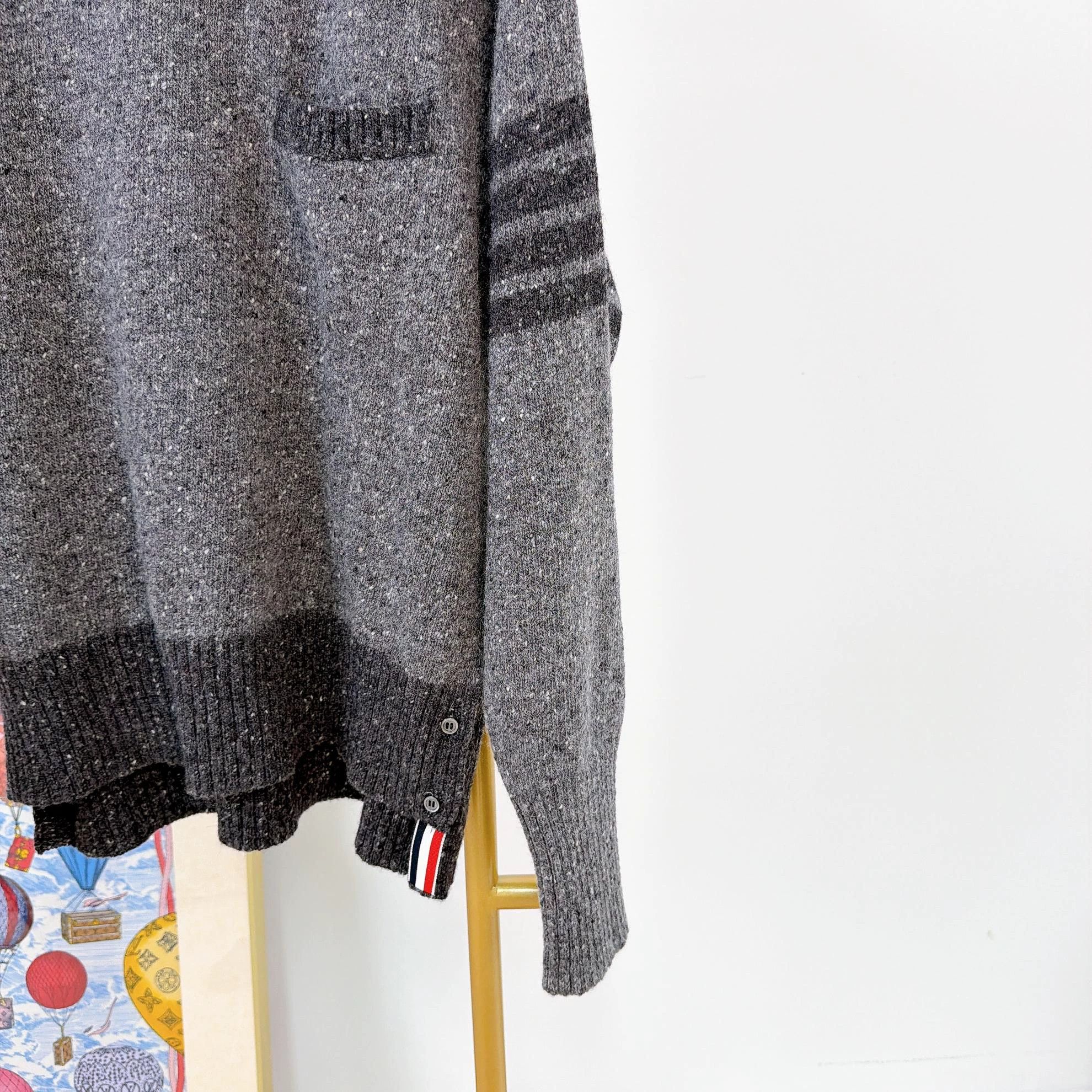 Thom Browne Thom Browne Gray Pullover 4 New w/ Tags Size S / US 4 / IT 40 - 4 Thumbnail