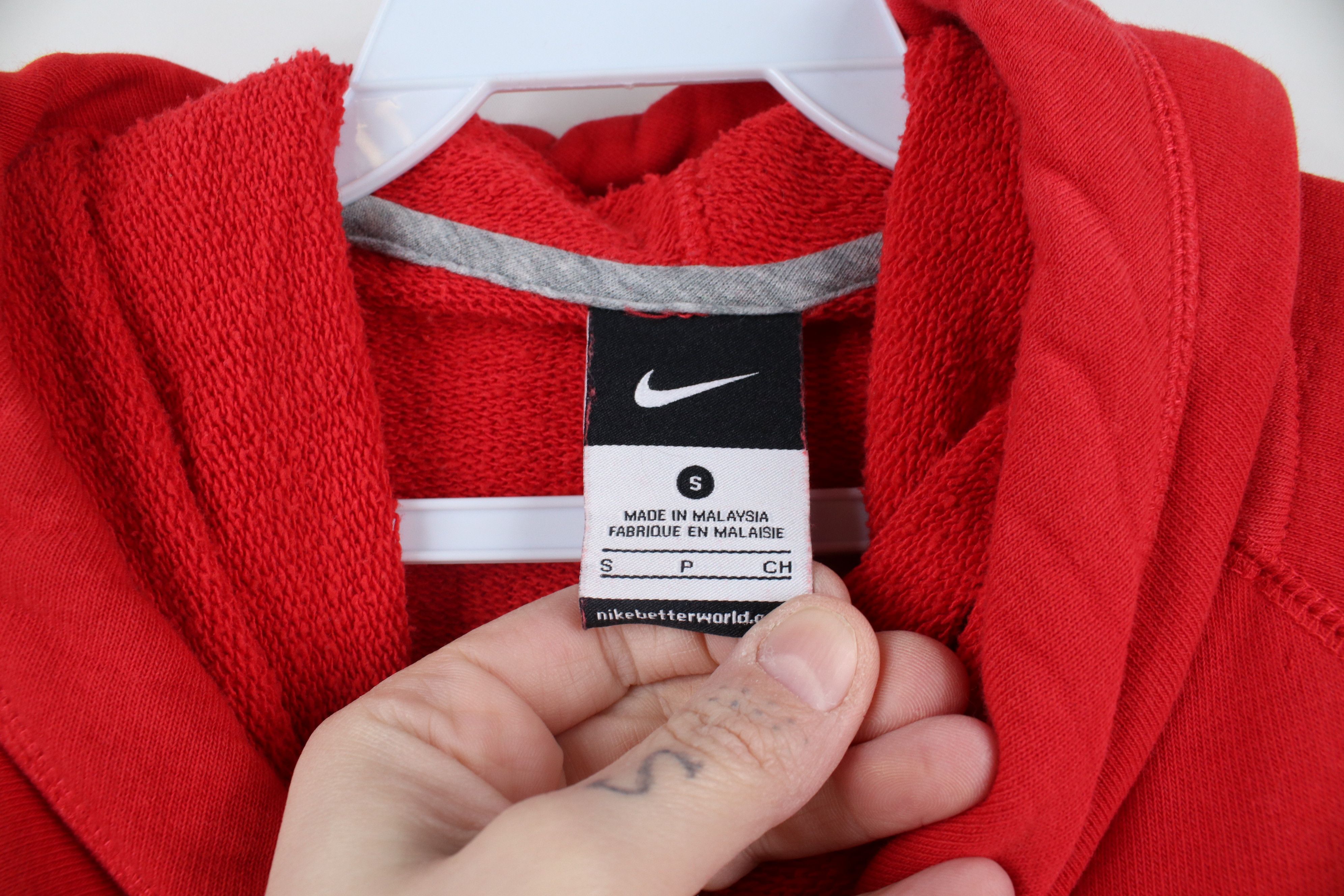 Nike × Vintage Nike Out Ohio State University Funnel Neck Hoodie Sweatshirt Size S / US 4 / IT 40 - 7 Thumbnail