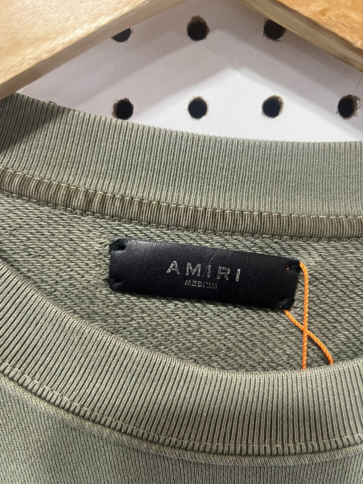 Olive Green Amiri Crewneck Size Medium