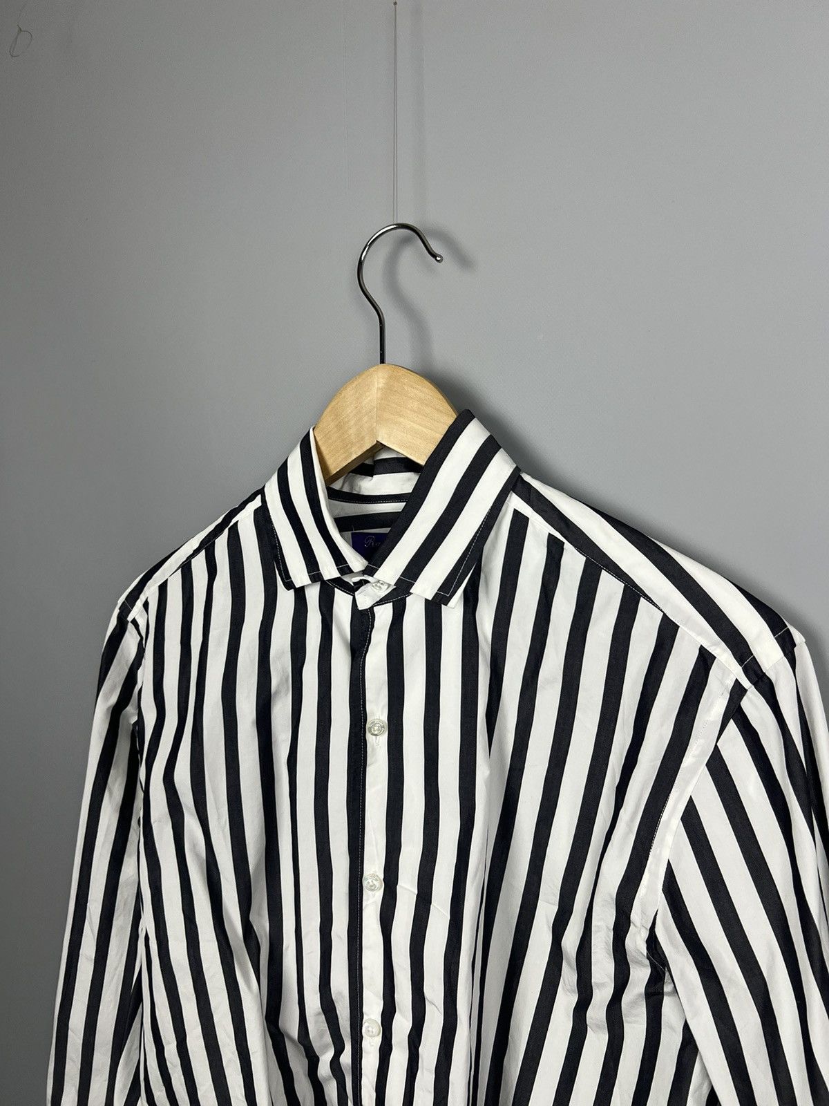 Ralph Lauren Purple Label Ralph Lauren Cotton Shirt stripe Rare Size S / US 4 / IT 40 - 2 Thumbnail