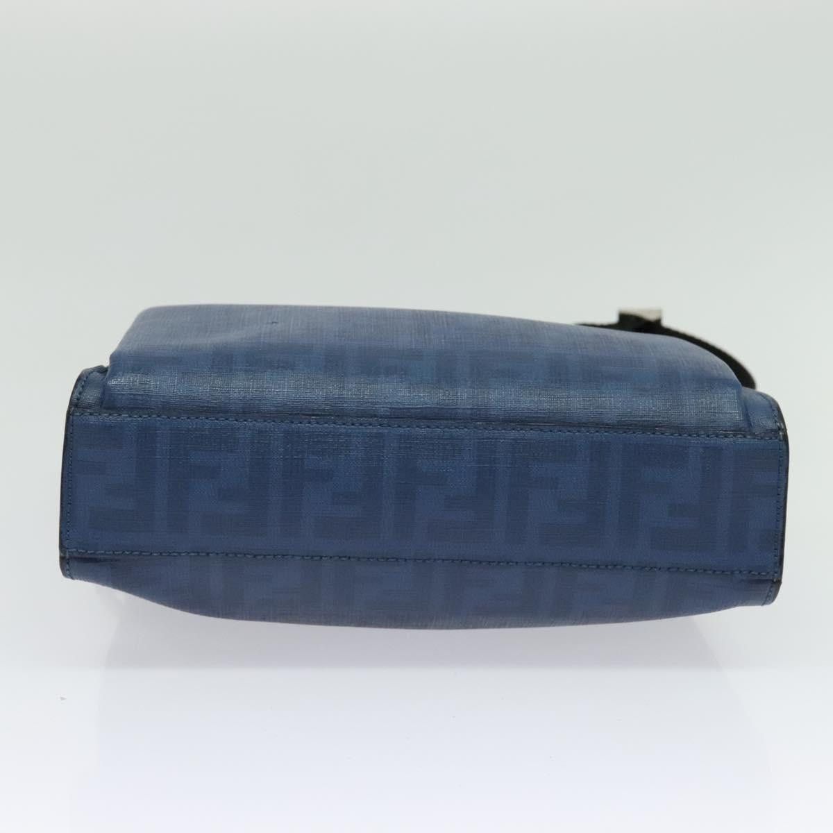 Fendi FENDI Zucca Canvas Shoulder Bag Pvc Blue Silver Size ONE SIZE - 9 Thumbnail