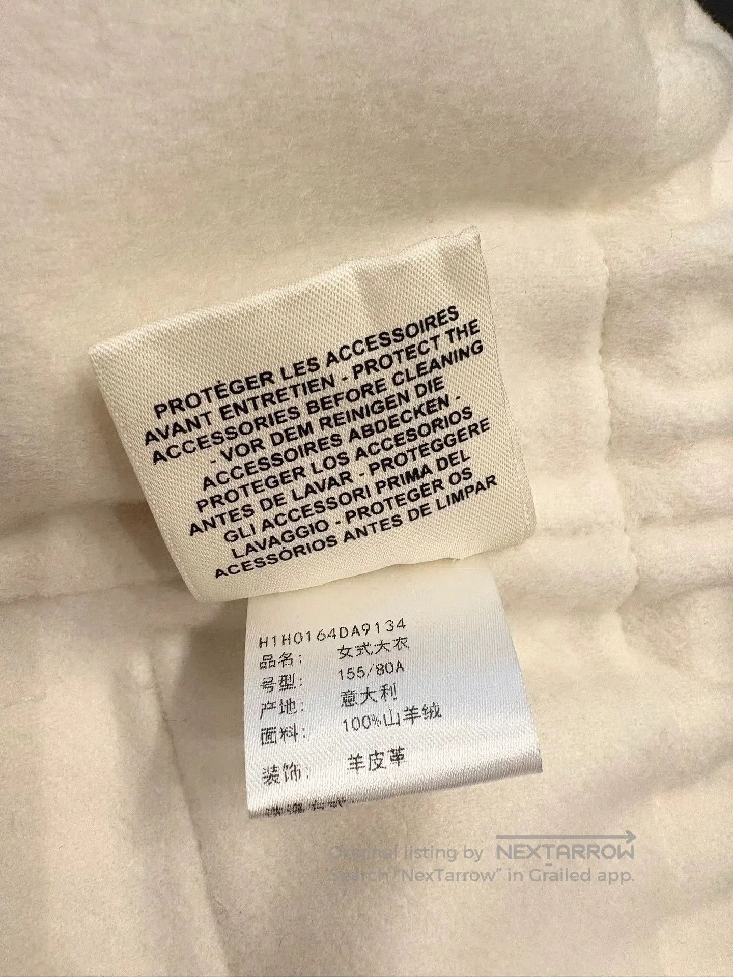 Hermes Hermes Cream Fringe Detail Coat. Size US XS / EU 42 / 0 - 5 Thumbnail