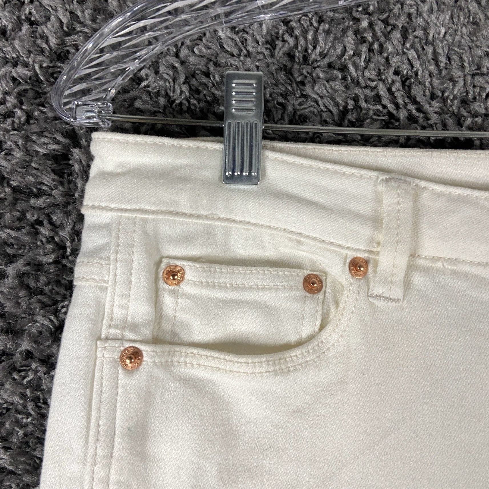 Free People Free People Jeans Skinny Women’s 30 White Regular Women Size 30 White Skinny Jeans 30 Women Size 30" / US 8 / IT 44 - 3 Thumbnail