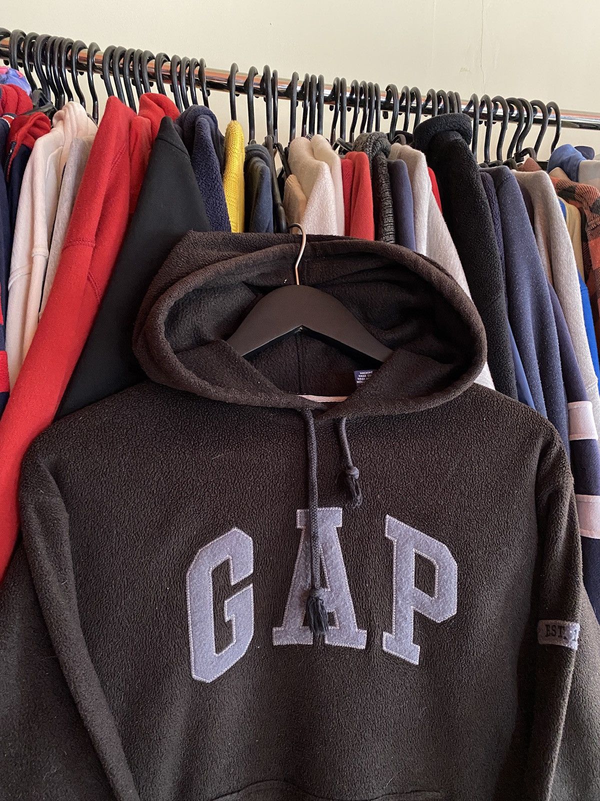 Gap VINTAGE GAP TEDDY FLEECE HOODIE Size US XS / EU 42 / 0 - 2 Thumbnail