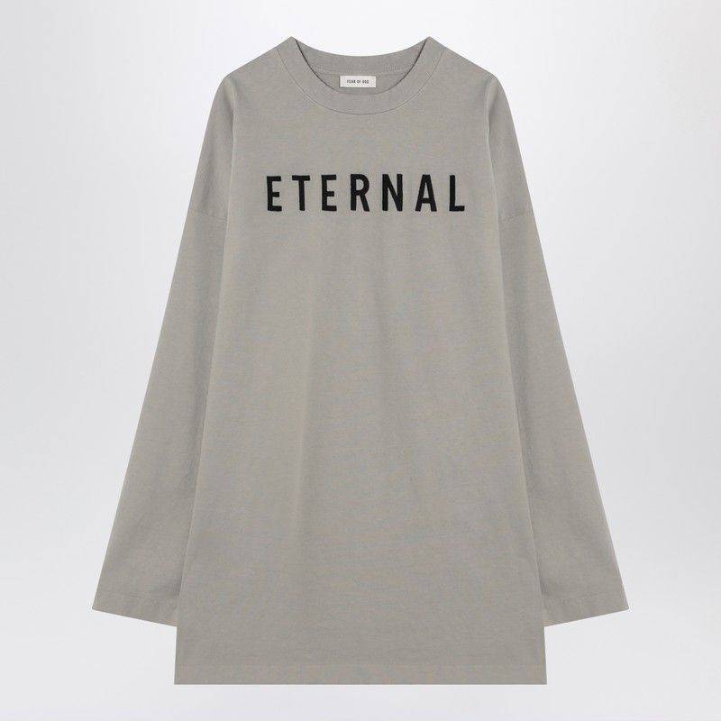 Fear of God Fear Of God Grey Dove-Grey Eternal T-Shirt Size US S / EU 44-46 / 1 - 1 Thumbnail