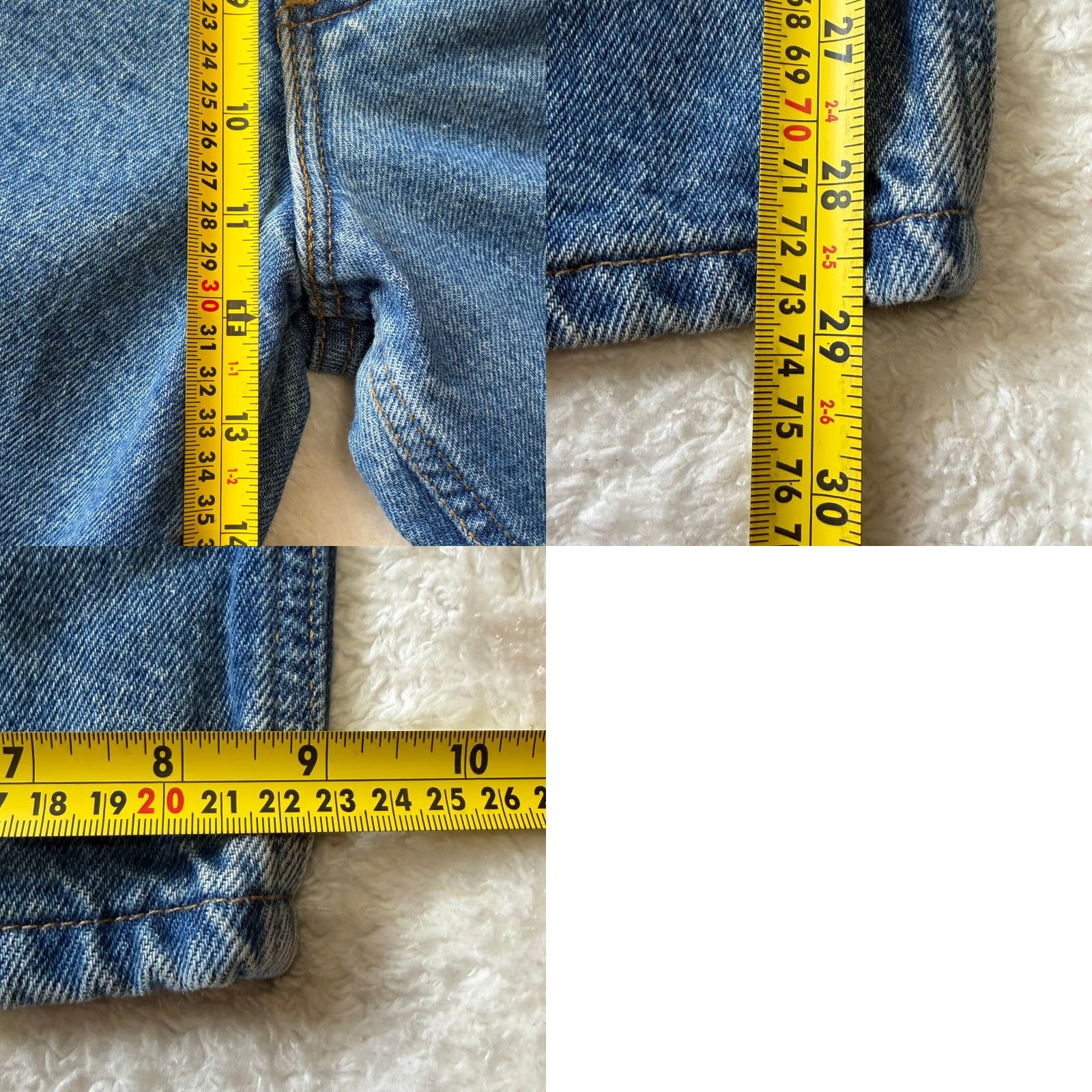 Carhartt VINTAGE Carhartt Jeans Denim Straight Mens 37x29 5-Pocket Zip Fly Flannel Lined Blue Size US 37 - 8 Thumbnail
