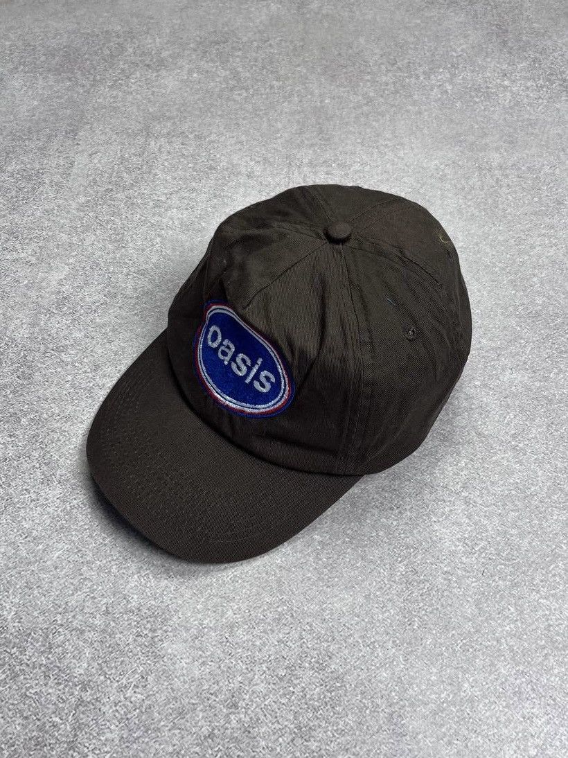 Band Tees × Vintage Vintage 90's Oasis Embroidery Band Cap Y2K Os Size ONE SIZE - 1 Thumbnail