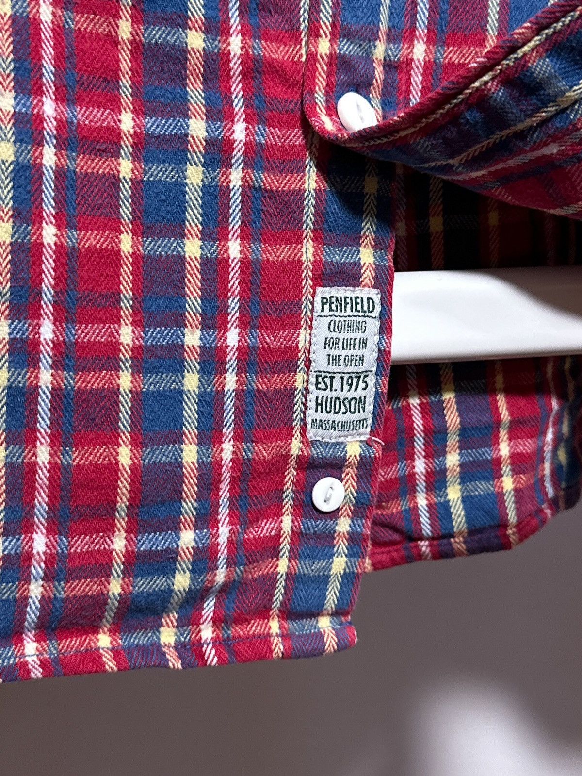 Penfield Penfield Trailwear Cotton Checked Flannel Shirt Button Up Size US XXL / EU 58 / 5 - 6 Thumbnail