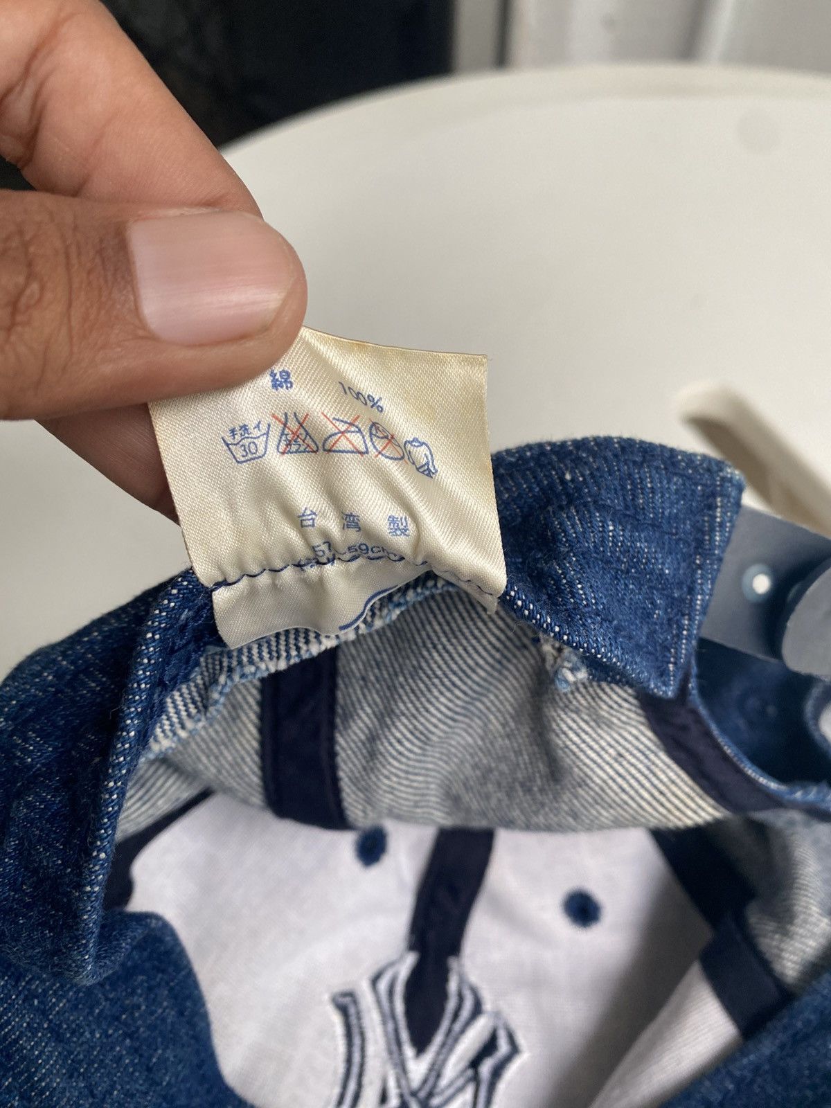 MLB × New York Yankees × Vintage Vintage New York Yankees Denim 90s Size 30 - 8 Thumbnail