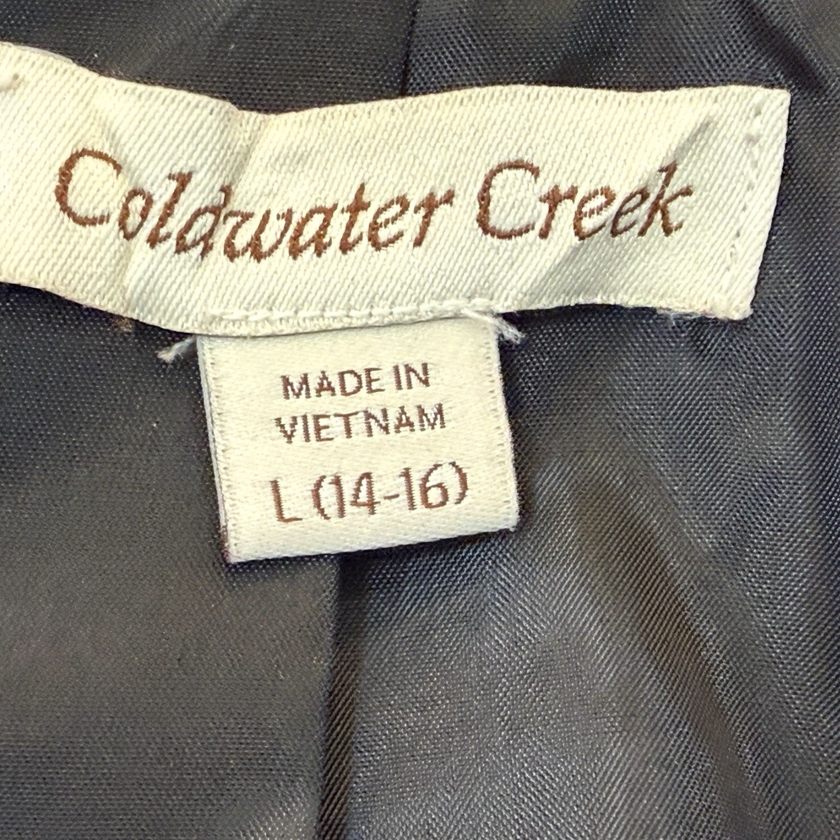 Coldwater Creek Coldwater Creek Blazer Jacket Sz Large 14-16 Black Cotton Linen Blend 3/4 Sleeve Size L / US 10 / IT 46 - 6 Thumbnail