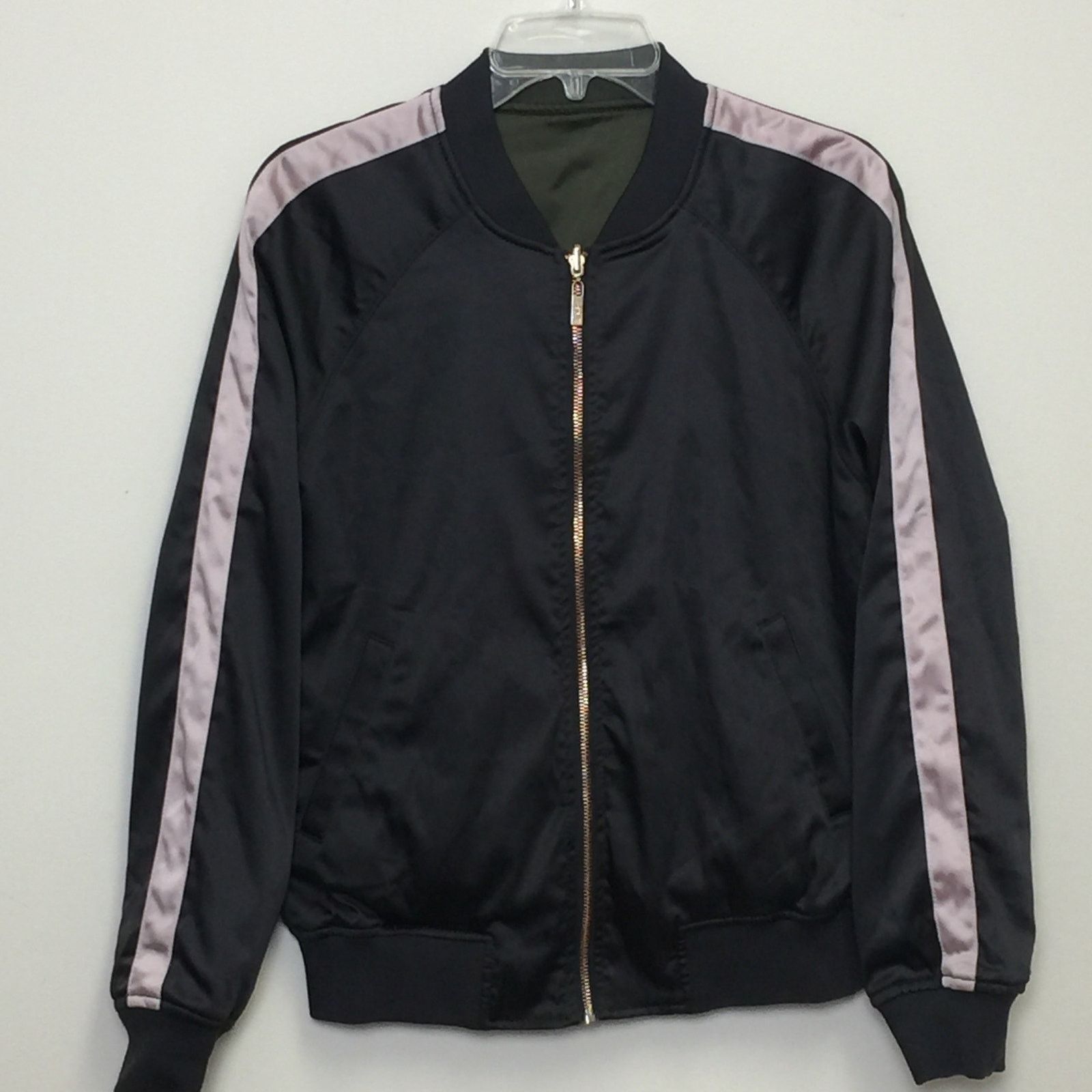 Express Express + Karlie Kloss Collab Reversible Bomber Jacket Small Size S / US 4 / IT 40 - 2 Thumbnail