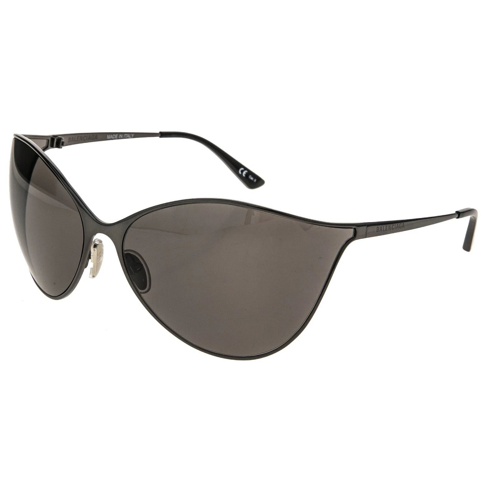 Balenciaga BALENCIAGA BB0137S VISION 0137 Black Fashion Futuristic 001 Size ONE SIZE - 4 Thumbnail