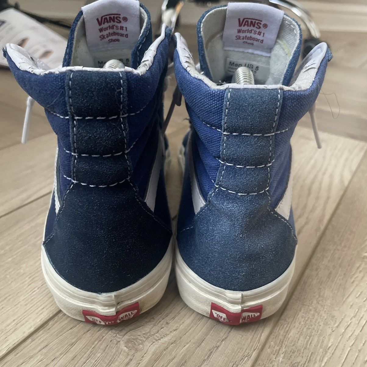 Vans Vans Off The Wall SK8-Hi Blue Size US 7.5 / IT 37.5 - 7 Thumbnail