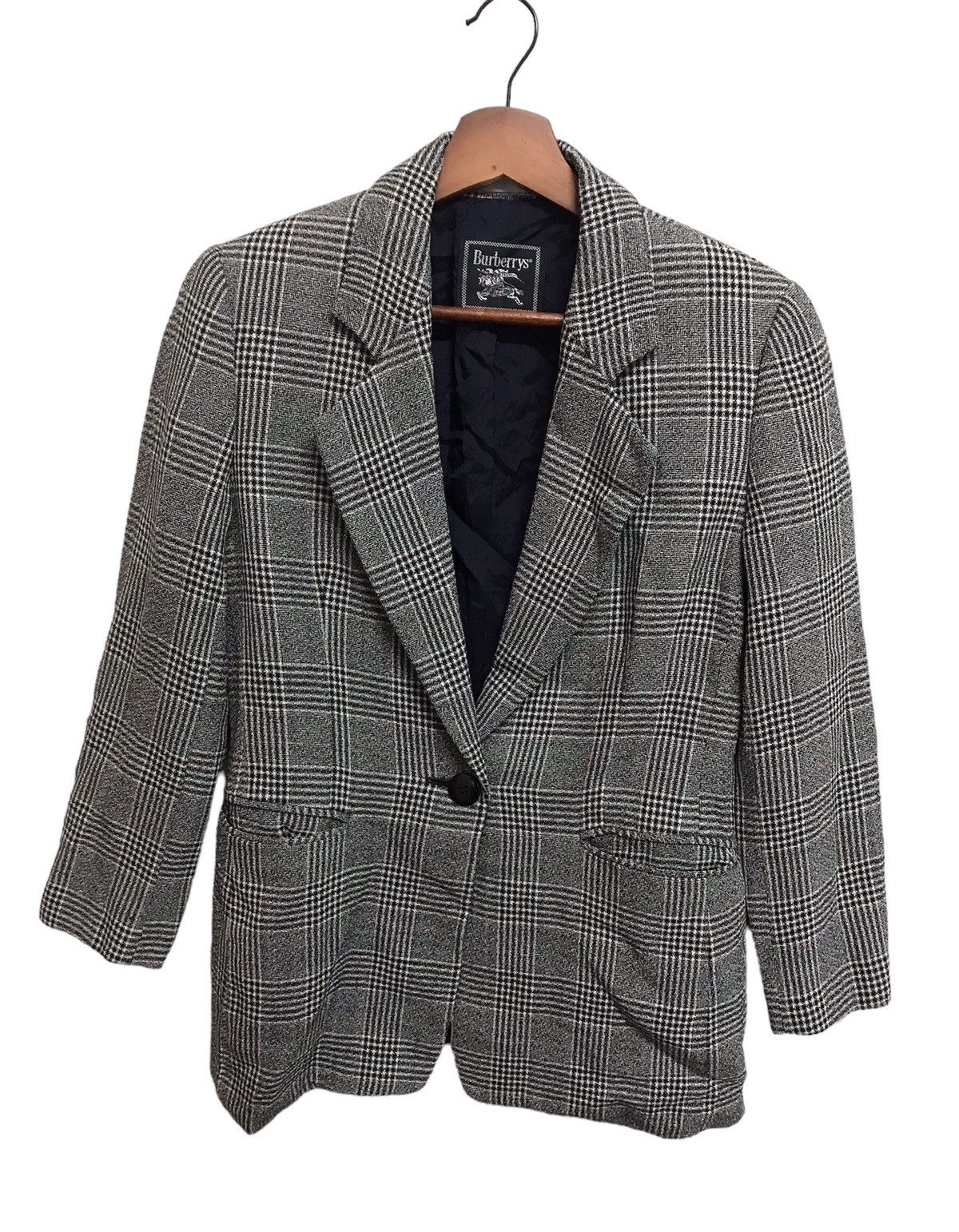 Burberry Burberry Grey Blazer Jacket Size US M / EU 48-50 / 2 - 1 Thumbnail