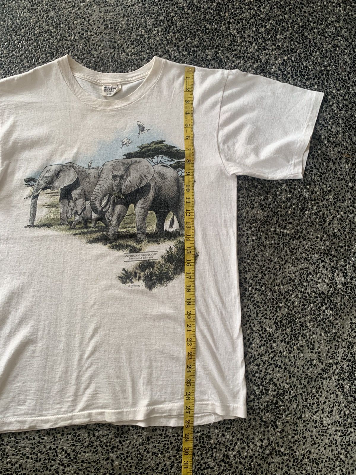 Habitat × Vintage Vintage 90s African Elephant Painting Graphics T shirt Size US M / EU 48-50 / 2 - 9 Thumbnail