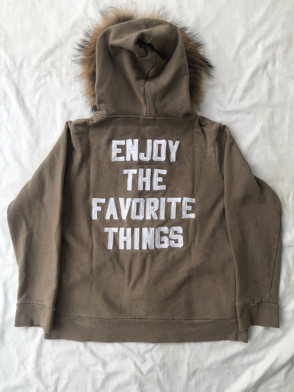 If Six Was Nine Distressed Gothic Fur Hoodie Zip Ifsixwasnine LGB Style Size US L / EU 52-54 / 3 - 2 Thumbnail
